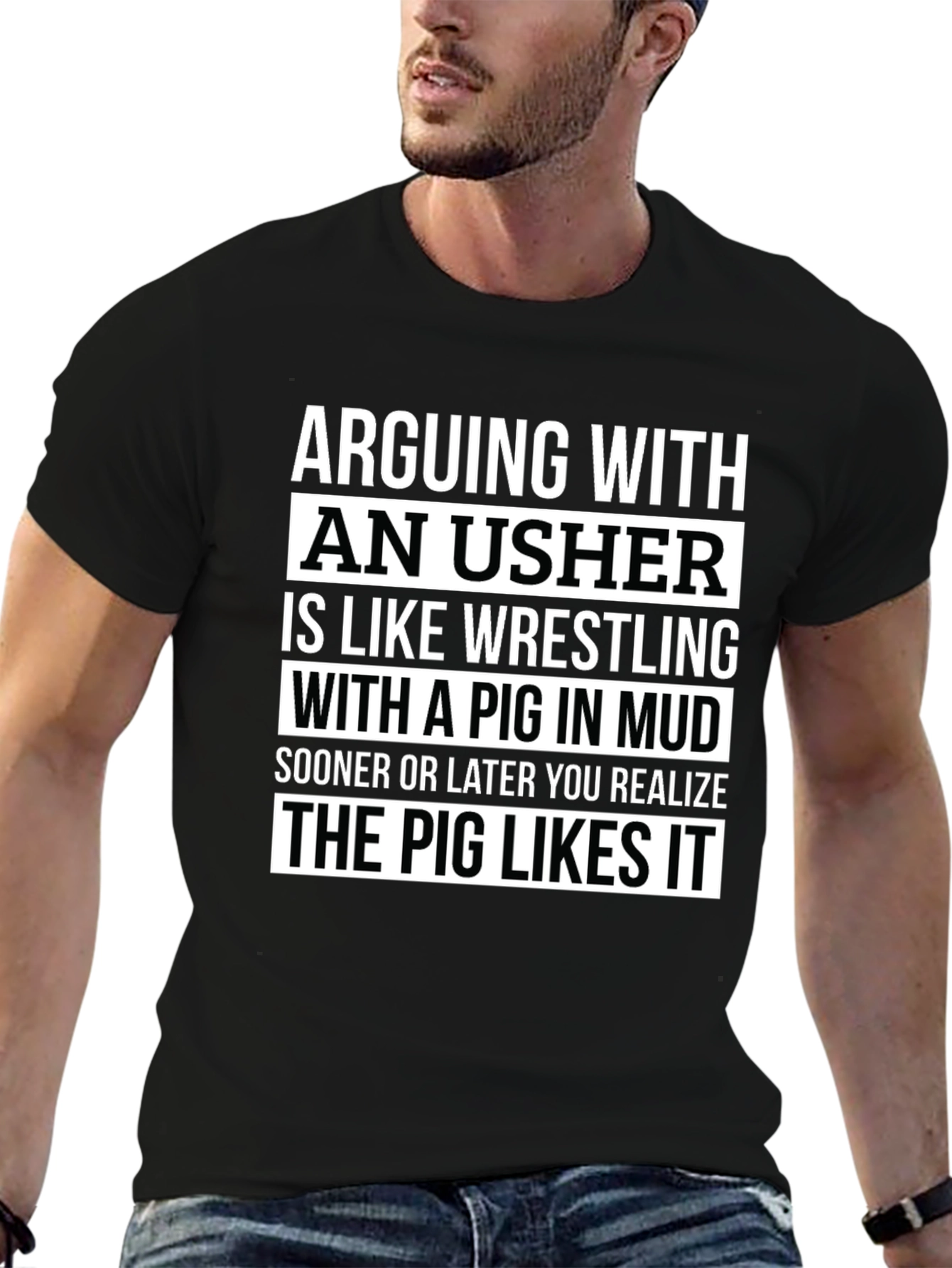 Arguing With An Usher Graphic T-Shirt