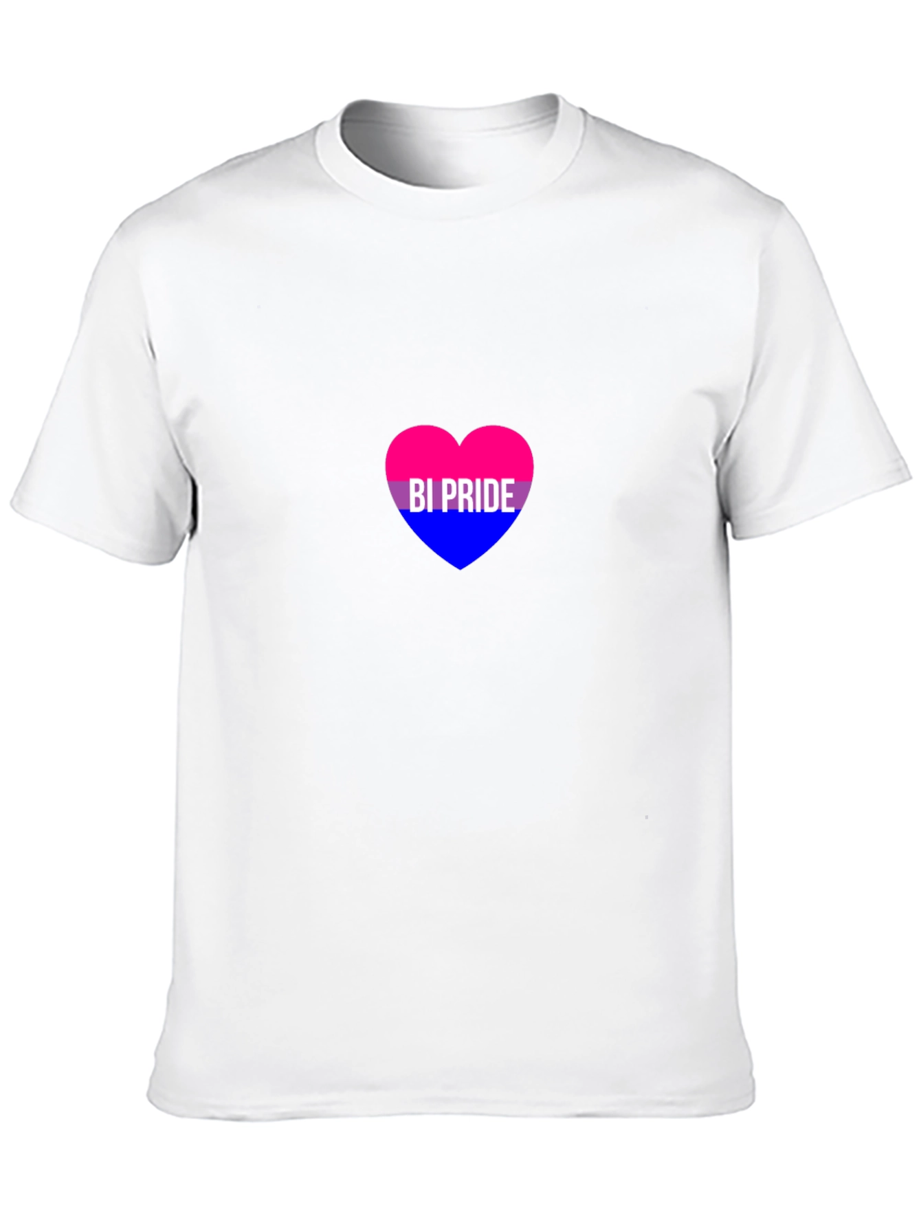 Bi Pride Heart Graphic T-Shirt - Unisex