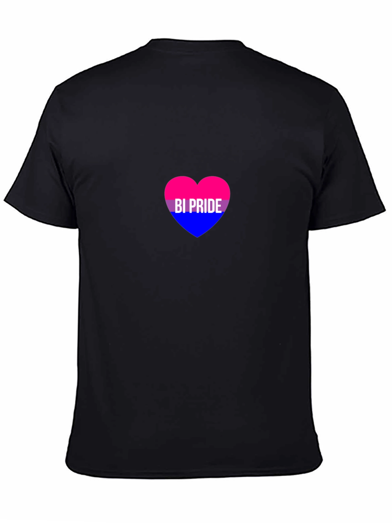Bi Pride Heart Graphic T-Shirt - Unisex