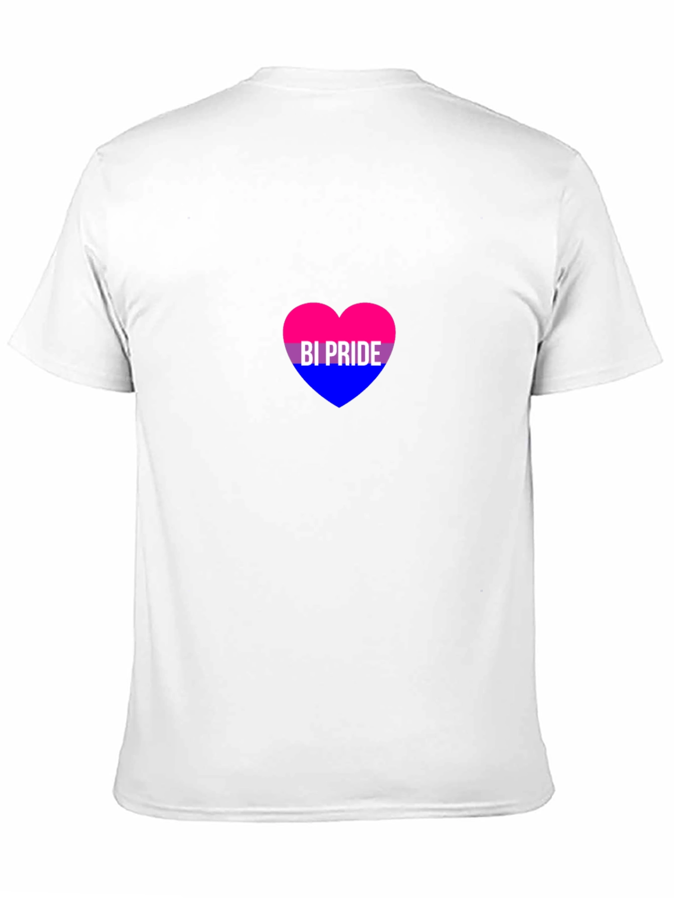Bi Pride Heart Graphic T-Shirt - Unisex