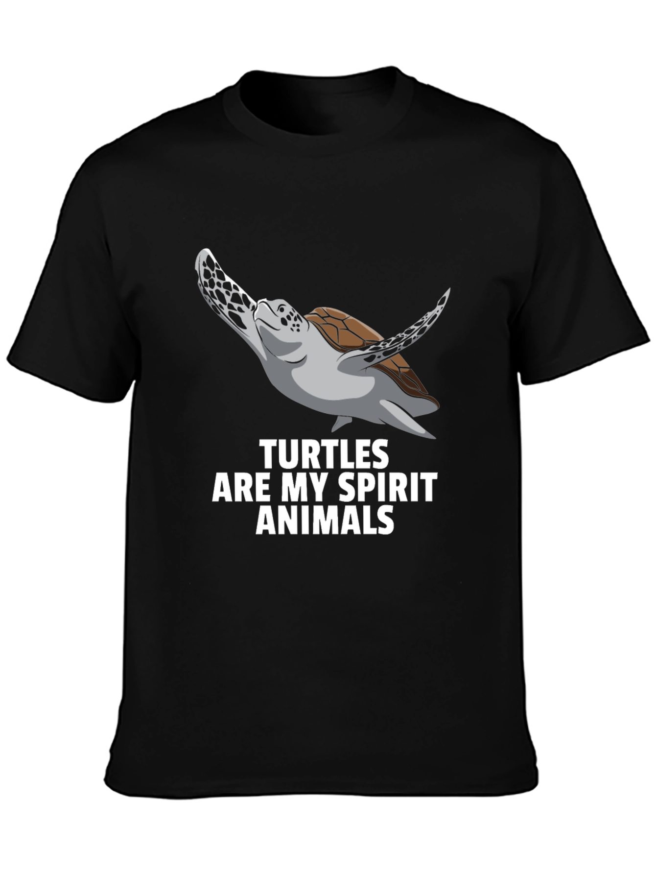 Turtle Spirit Animal Graphic T-Shirt