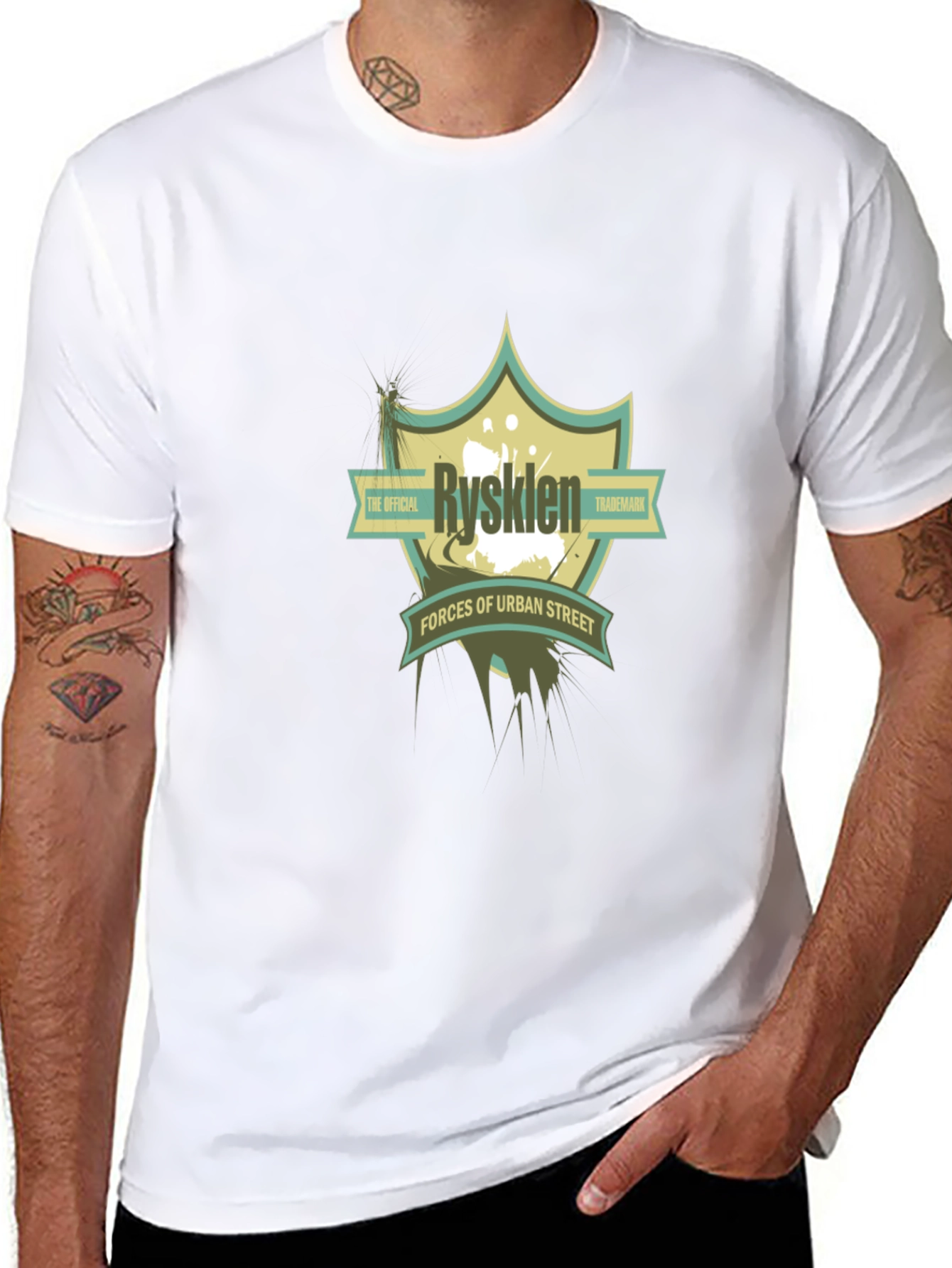Rysklen Urban Street Forces Graphic T-Shirt