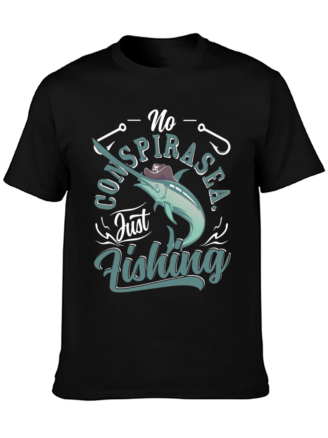 No Spirasea Just Fishing T-Shirt