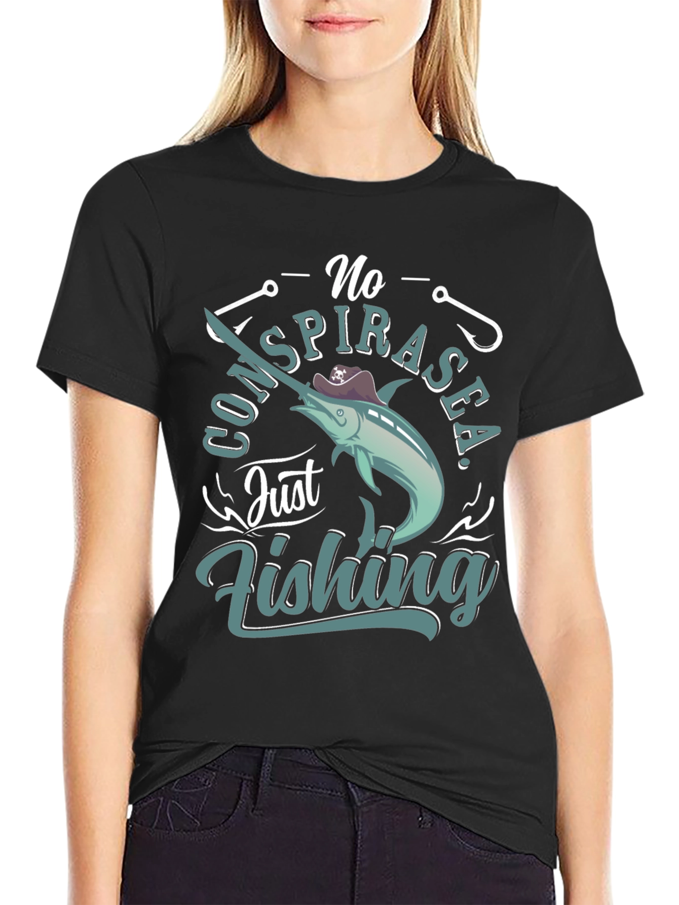 No Spirasea Just Fishing T-Shirt