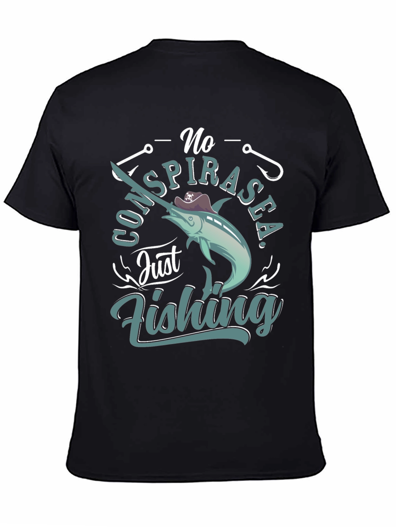 No Spirasea Just Fishing T-Shirt