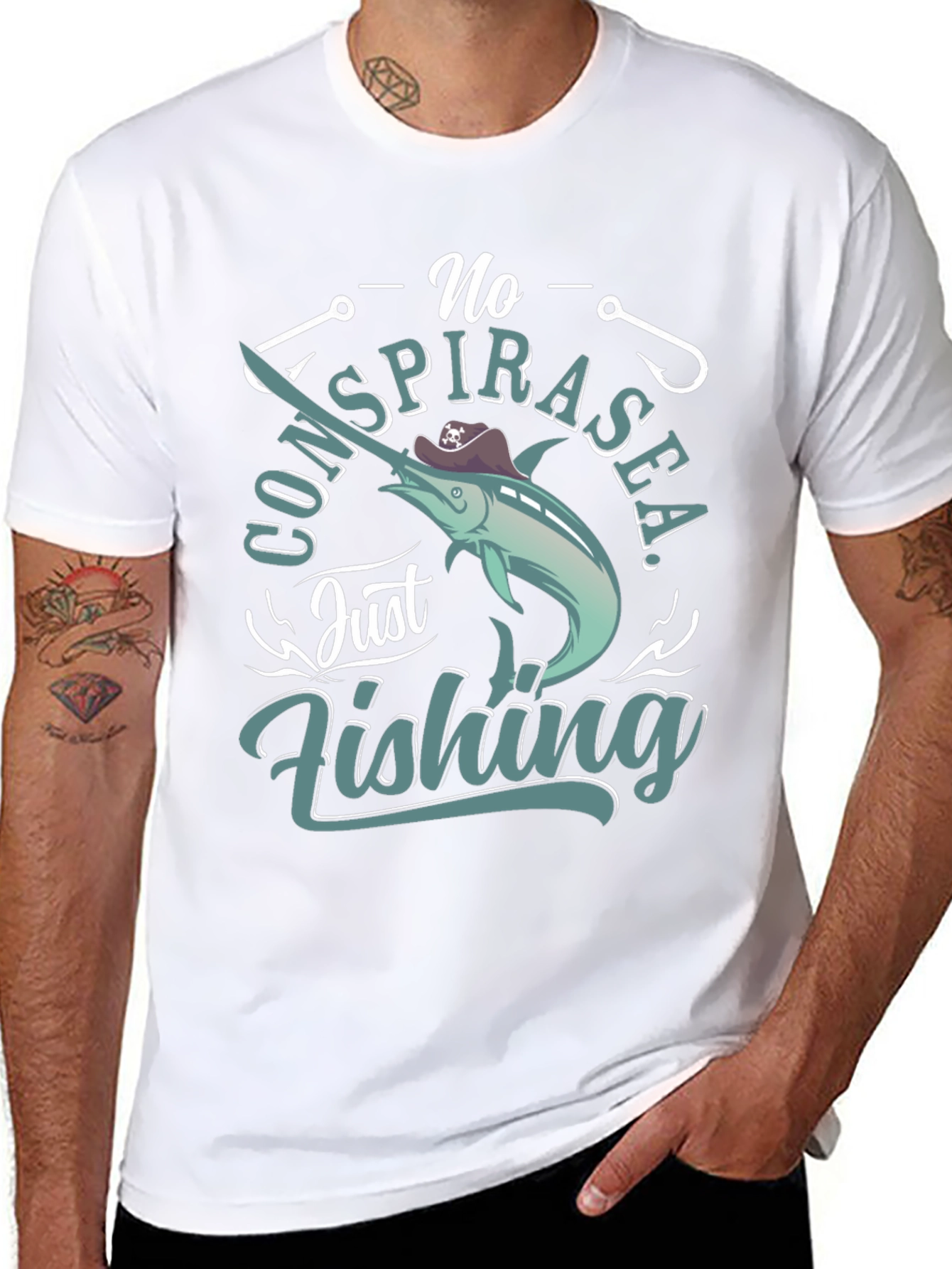 No Spirasea Just Fishing T-Shirt