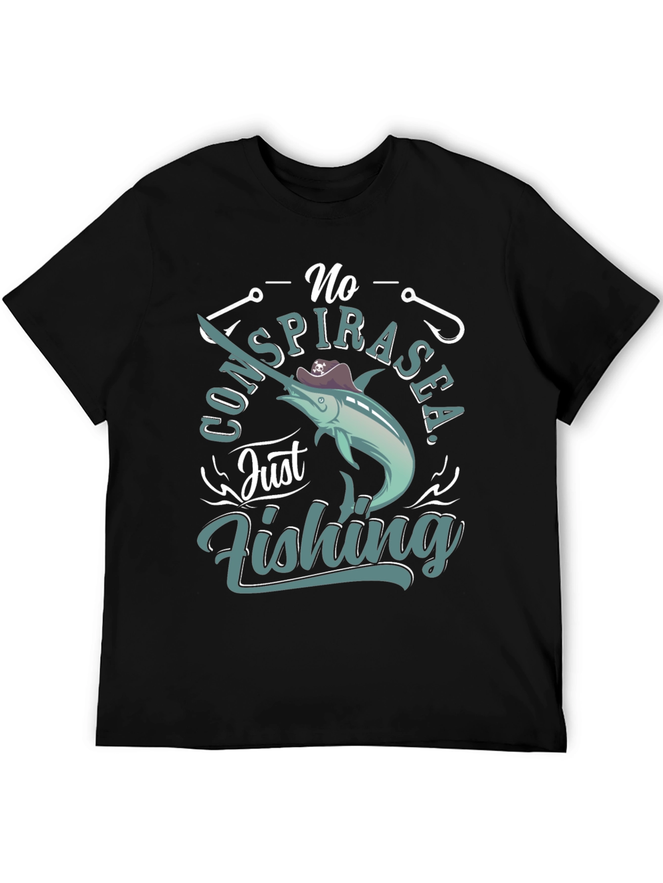 No Spirasea Just Fishing T-Shirt