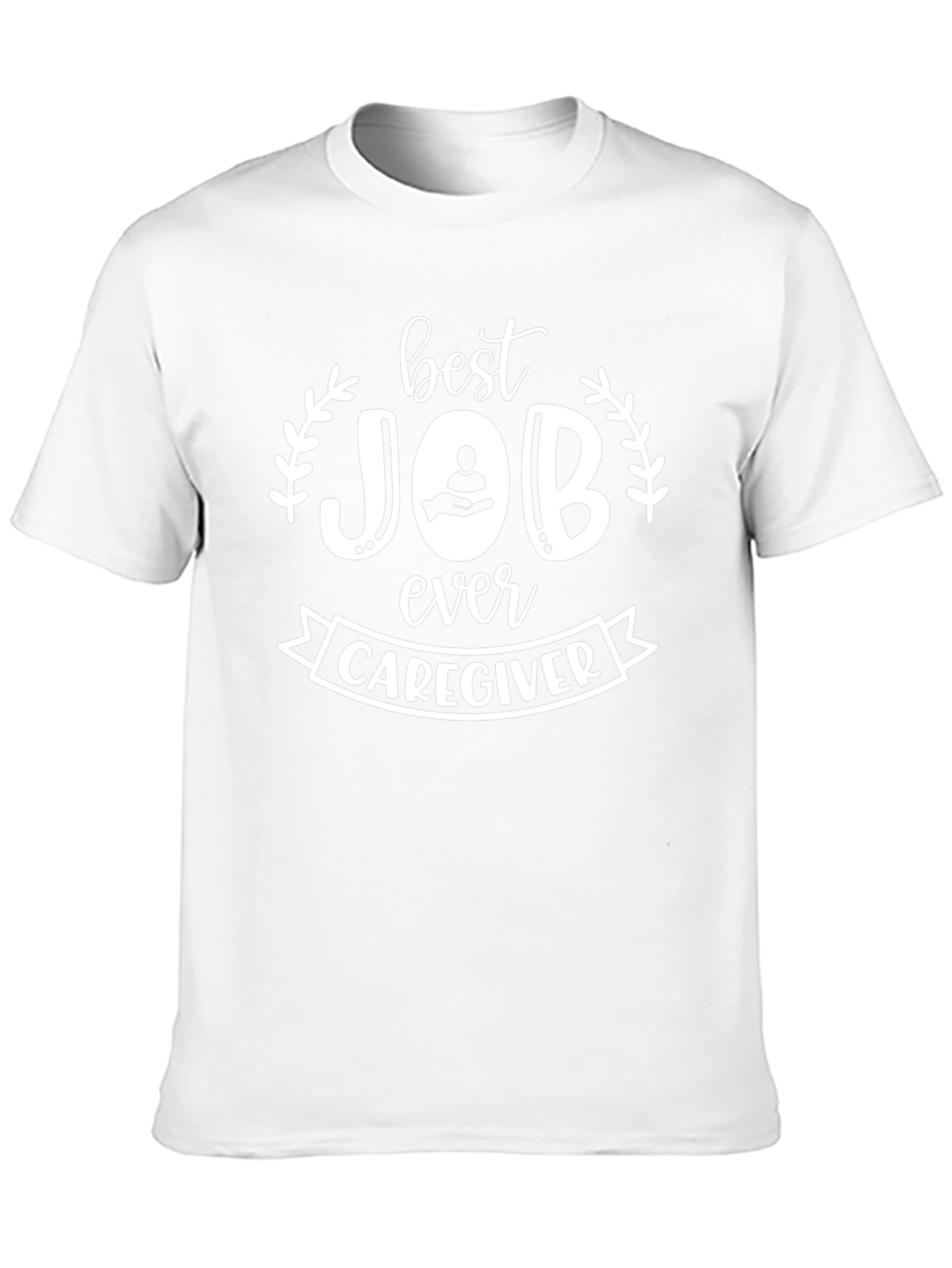 Best Caregiver Job T-Shirt - Black