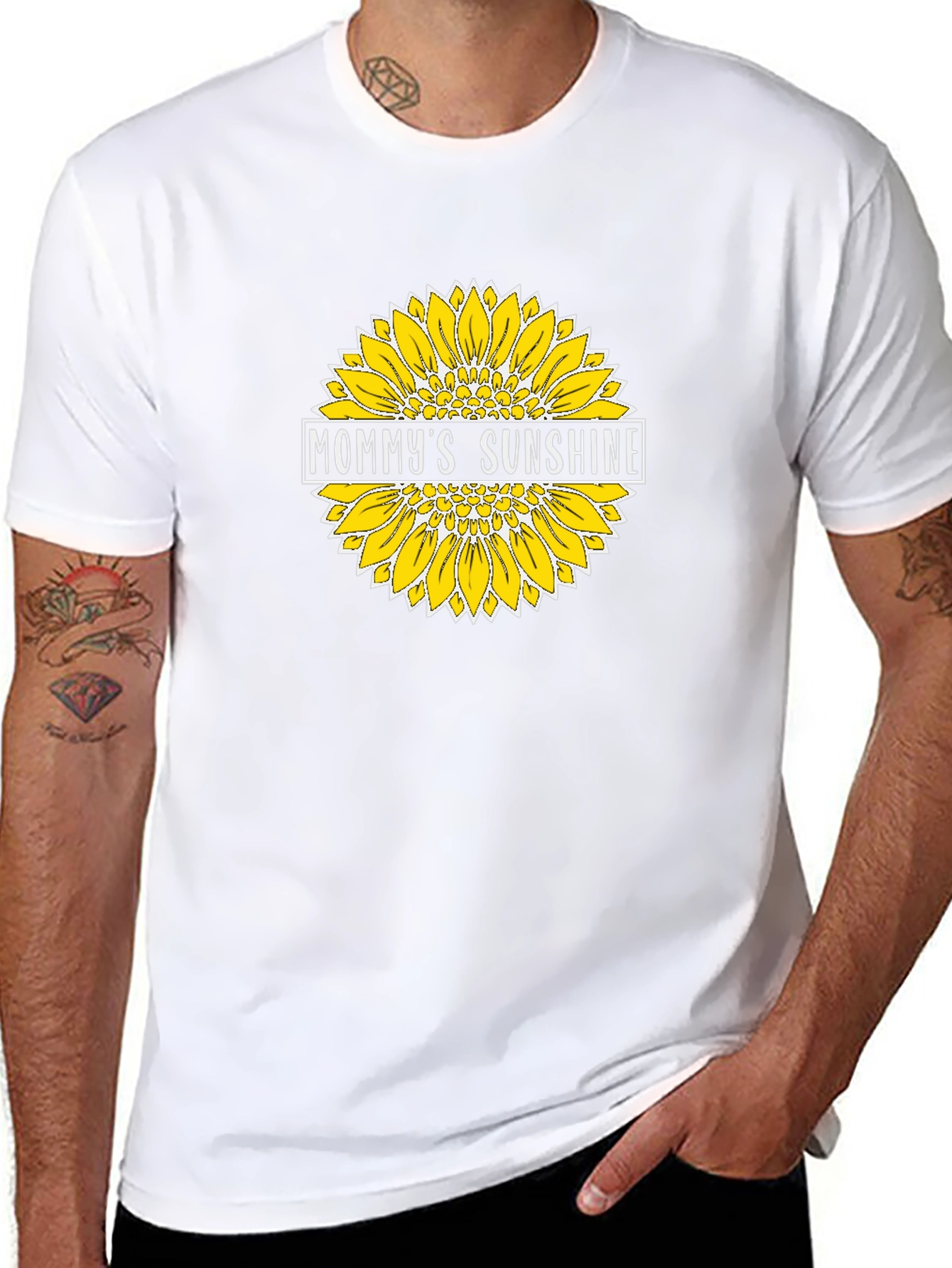 Mommys Sunshine Sunflower Graphic T-Shirt