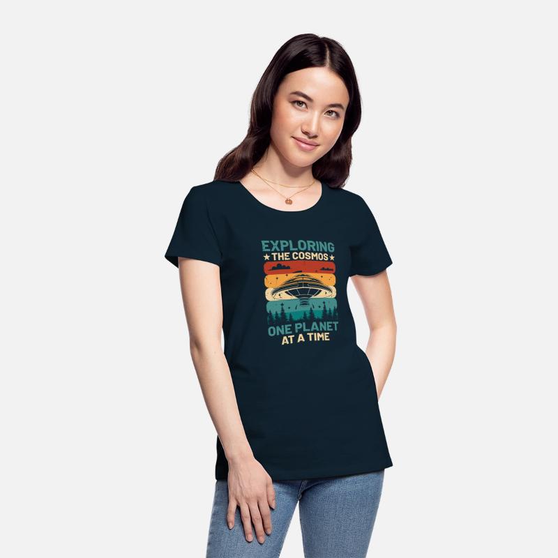 Ufo Aliens Space Stars Design