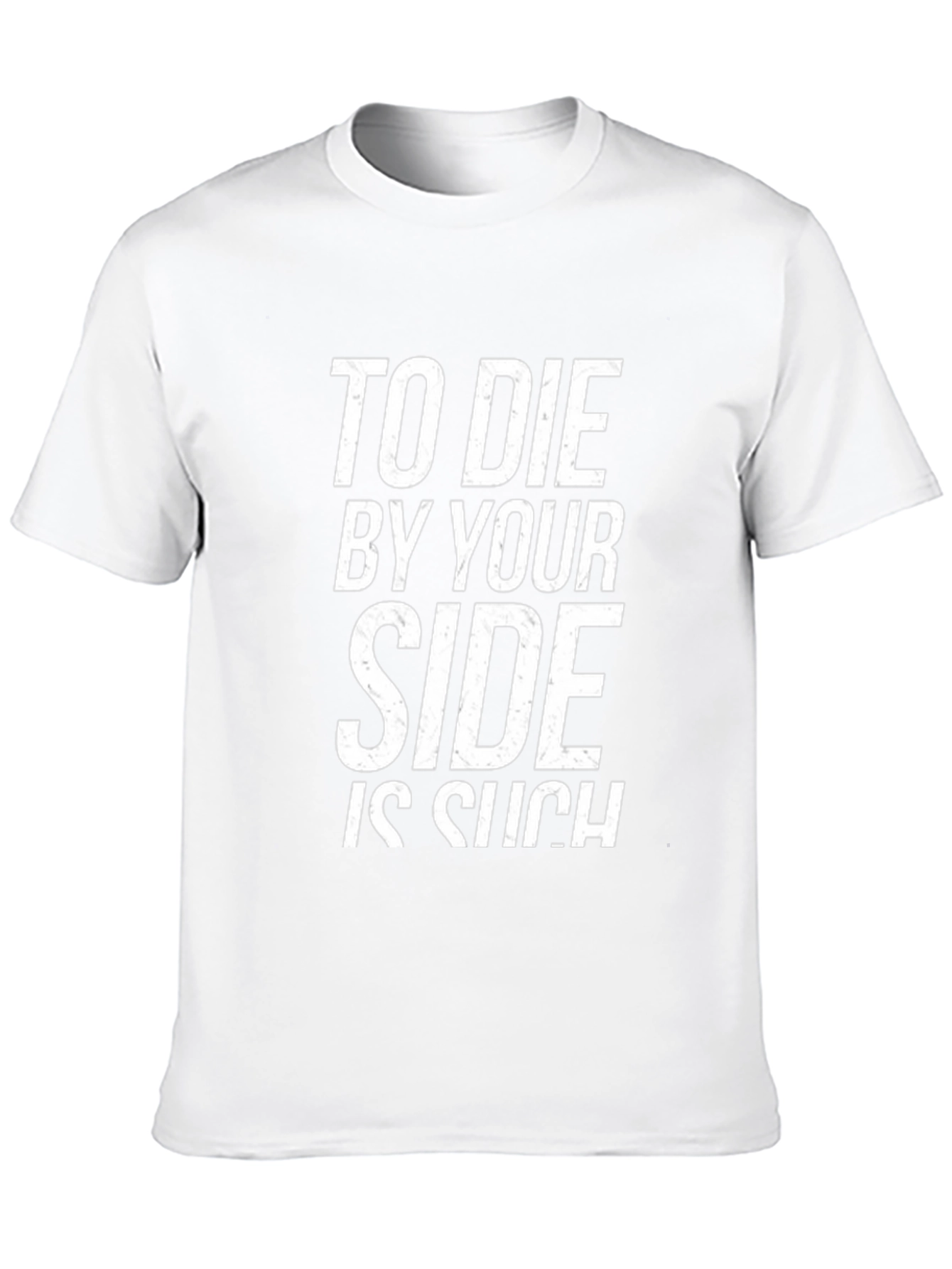 To Die By Your Side Graphic Tee - Black