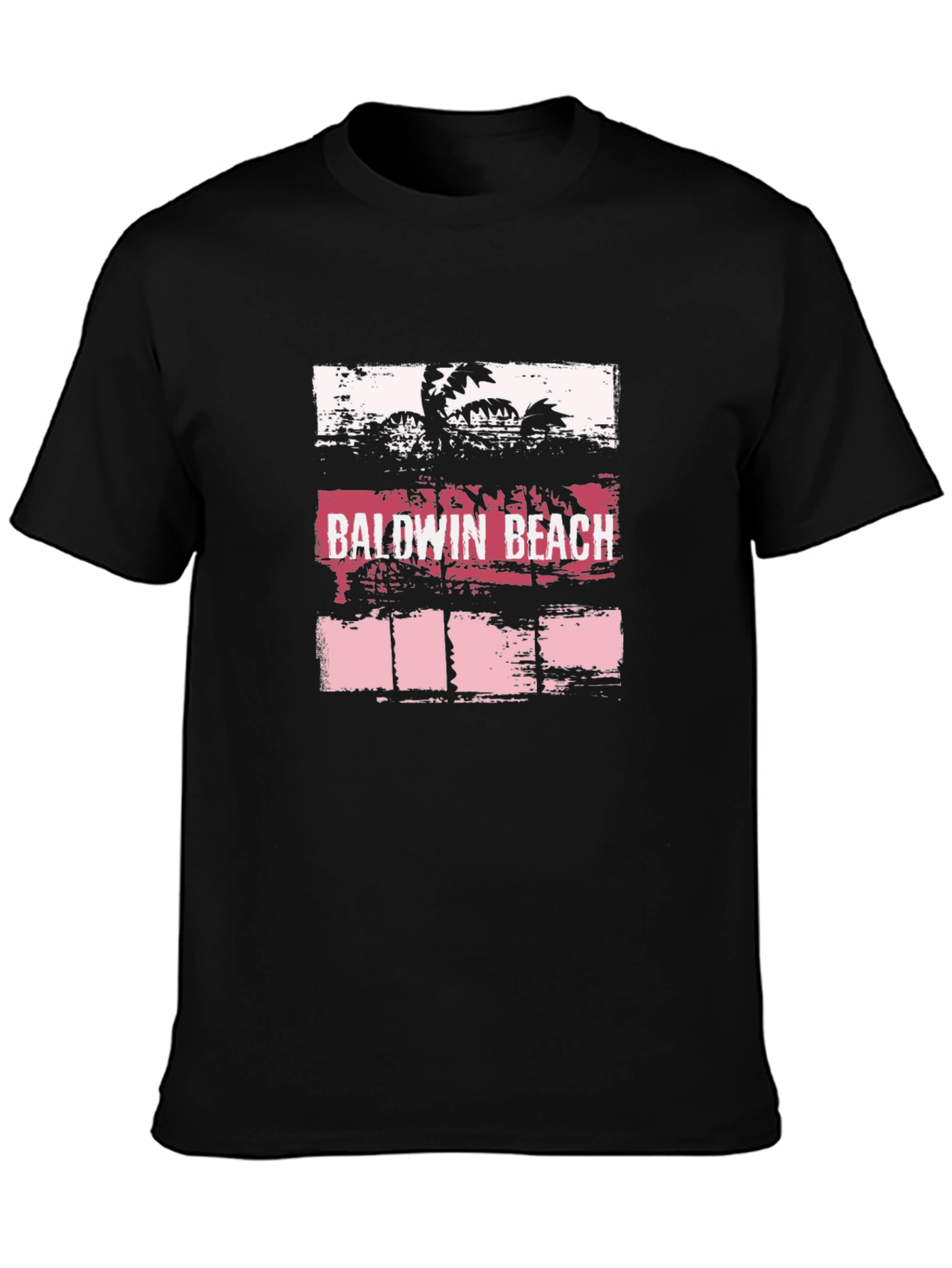 Baldwin Beach Graphic Tee - Tropical Palm Tree T-Shirt