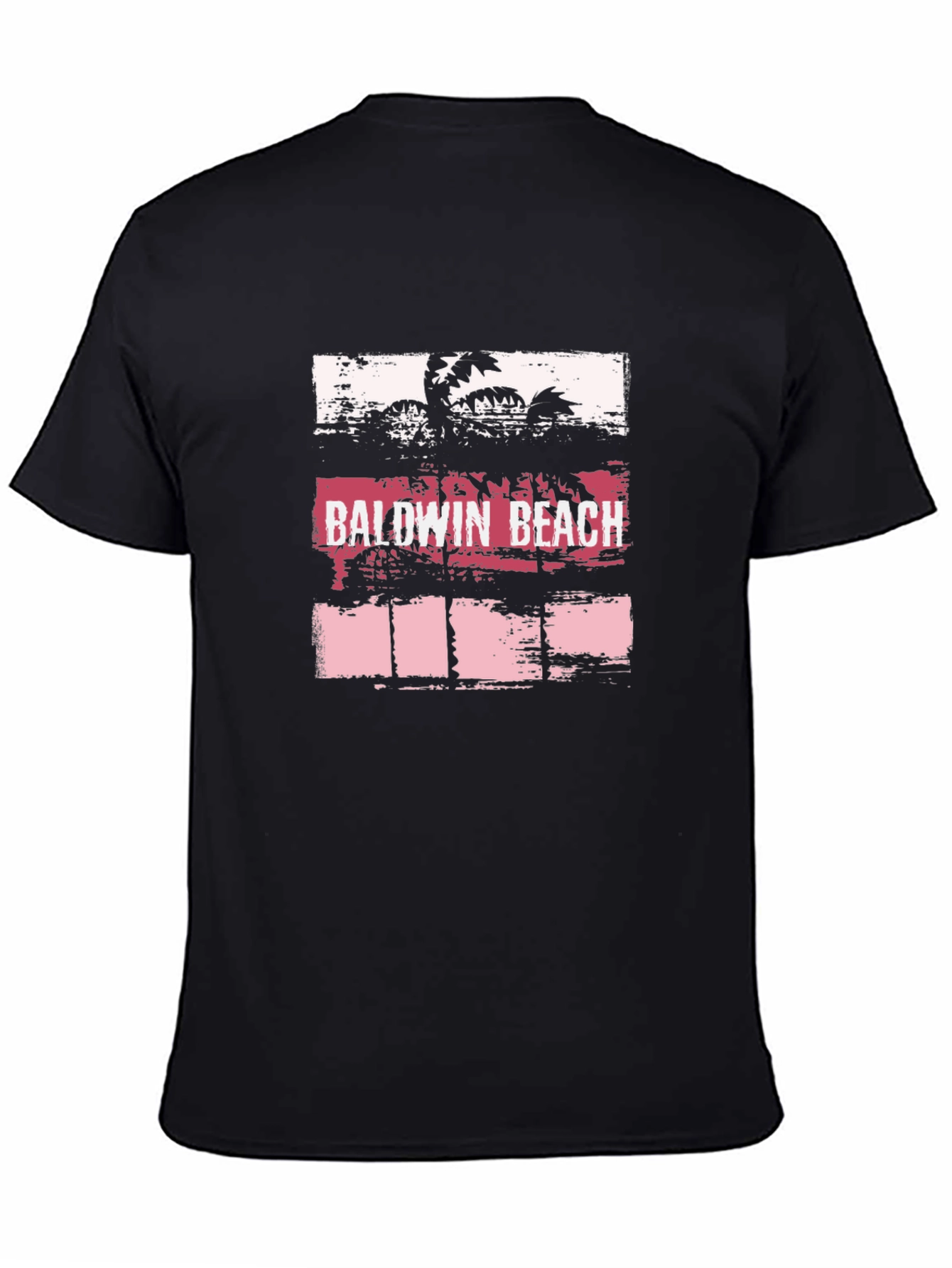 Baldwin Beach Graphic Tee - Tropical Palm Tree T-Shirt