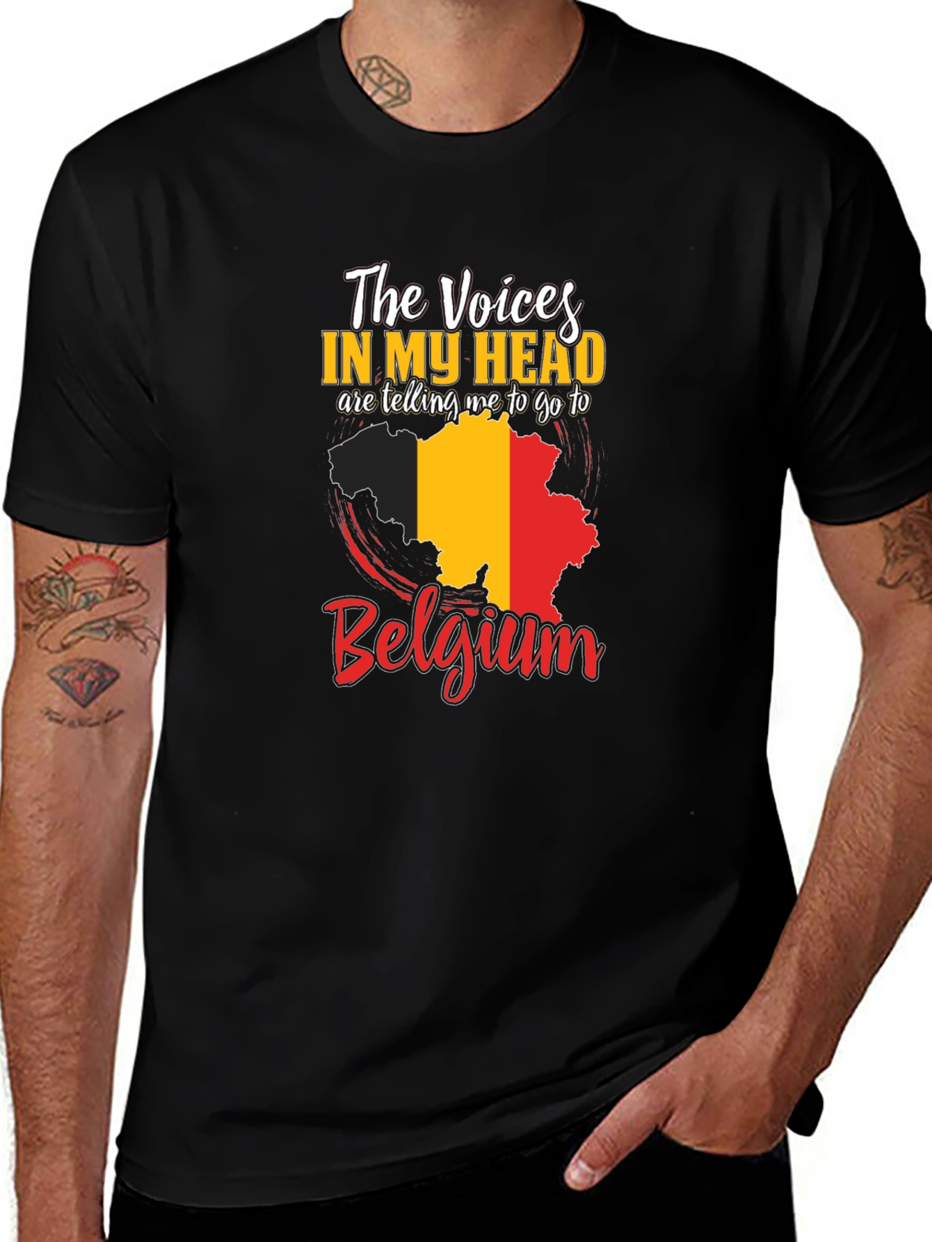 Voices In My Head Belgium T-Shirt