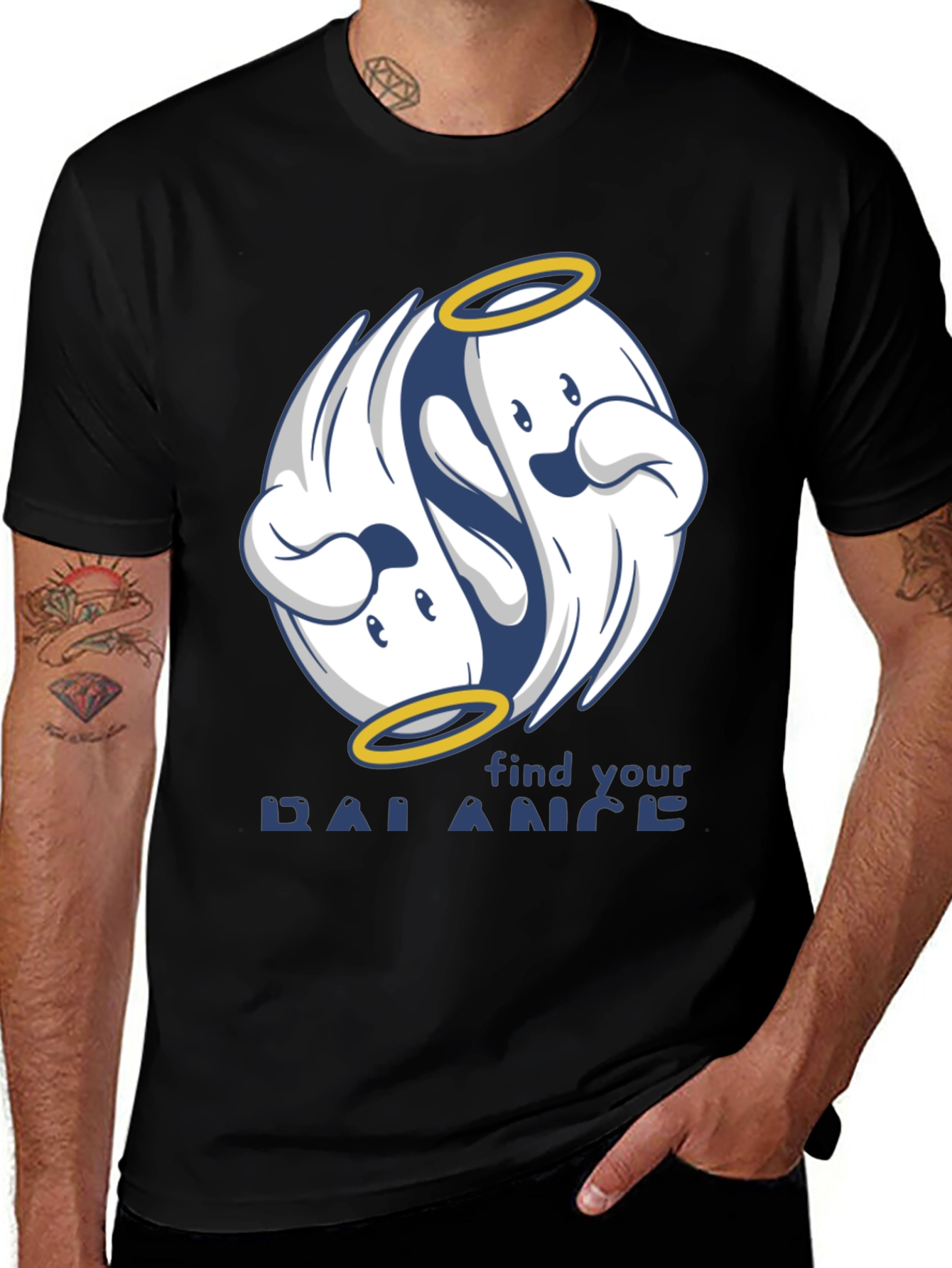 Yin Yang Balance T-Shirt - Comfort & Style