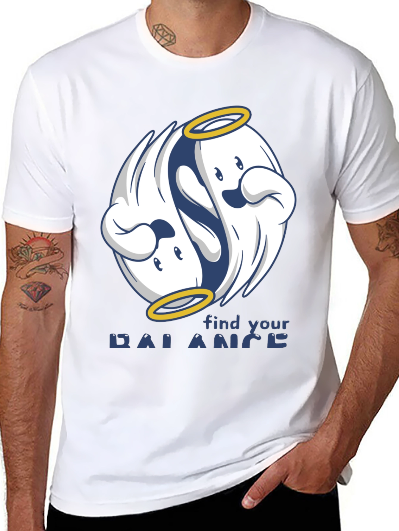 Yin Yang Balance T-Shirt - Comfort & Style
