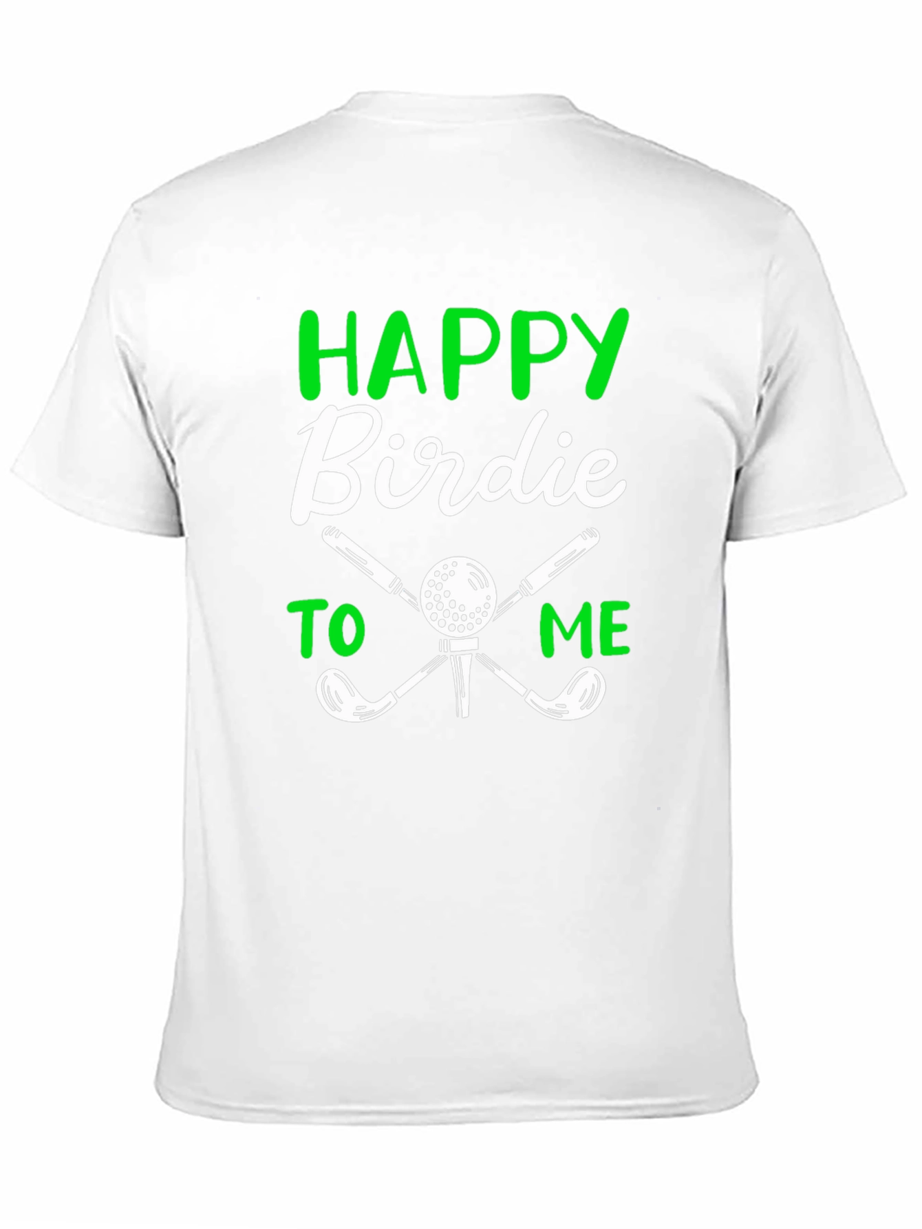 Happy Birdie Golf T-Shirt - Black