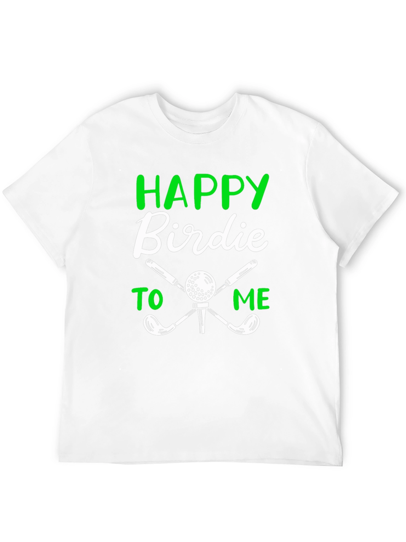 Happy Birdie Golf T-Shirt - Black