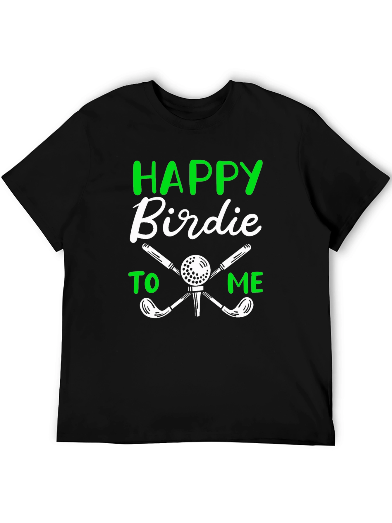 Happy Birdie Golf T-Shirt - Black