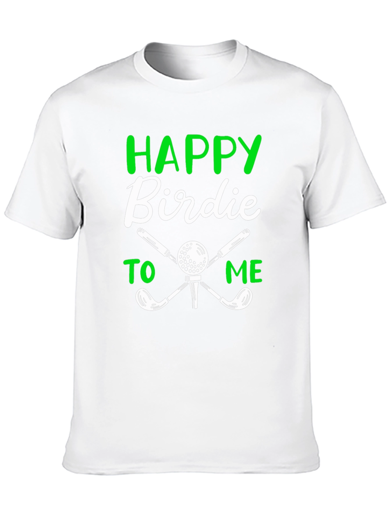 Happy Birdie Golf T-Shirt - Black