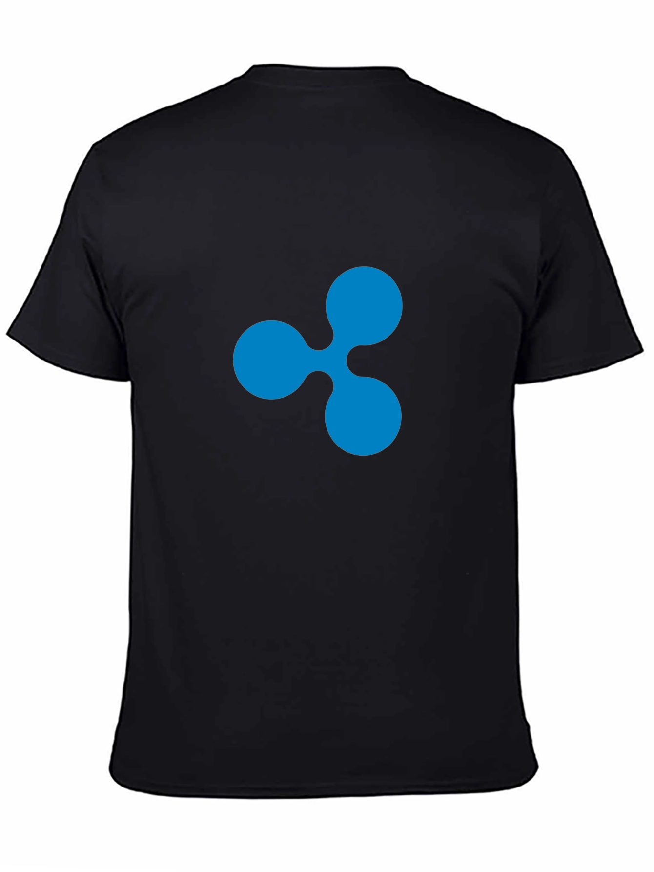 Ripple Crypto Black T-Shirt - Modern Casual Wear