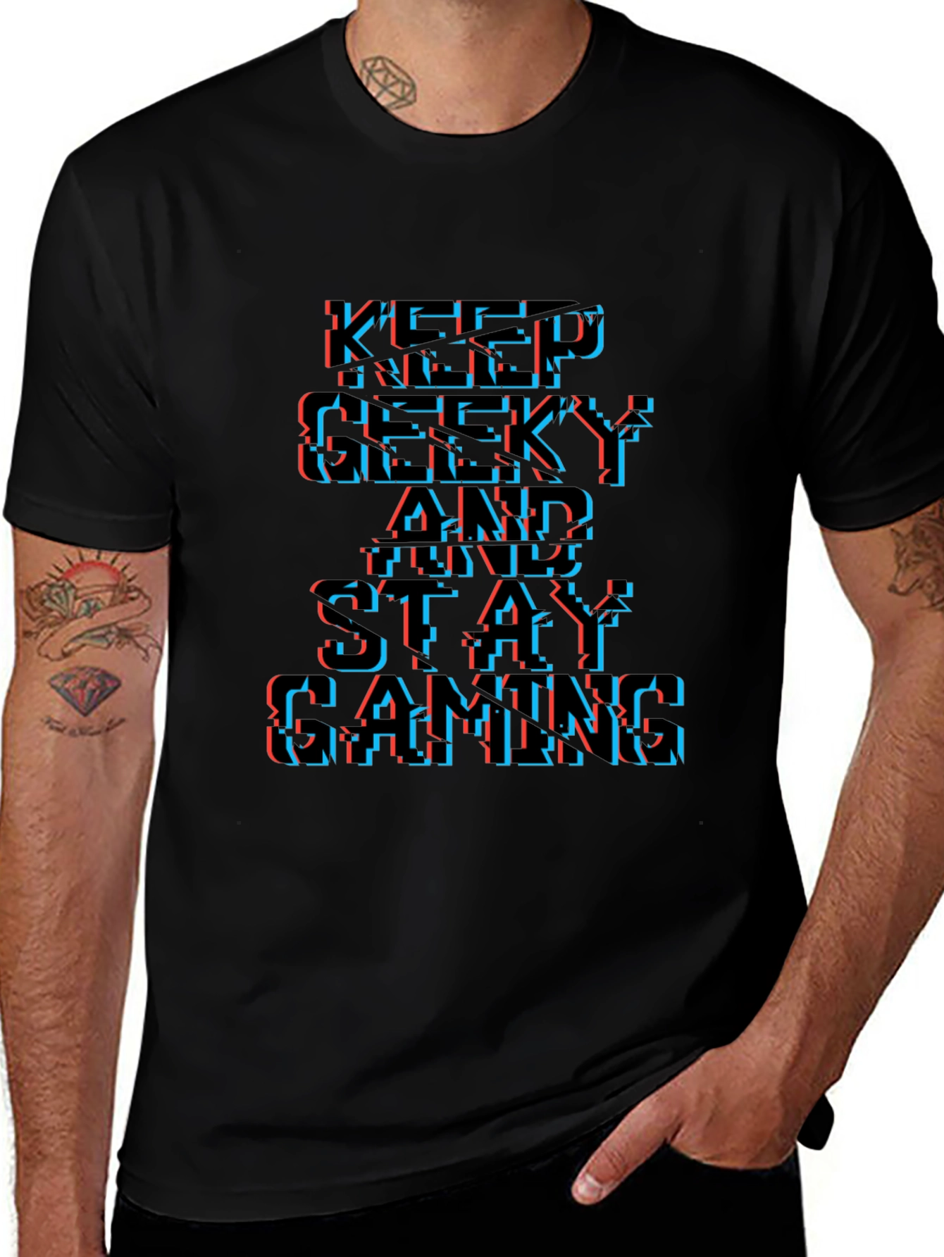 Keep Geeky & Stay Gaming Tee