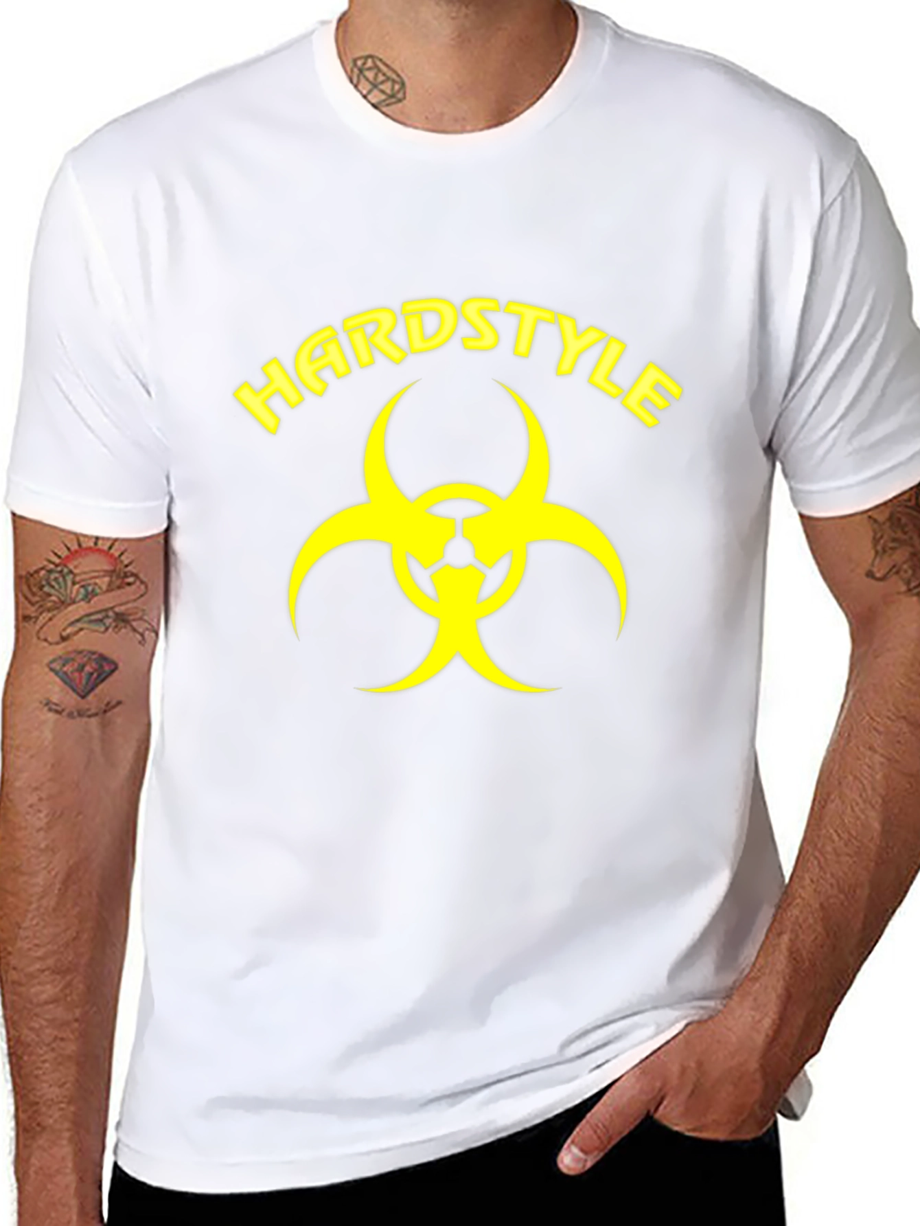 Hardstyle Biohazard Logo T-Shirt - EDM Rave Apparel
