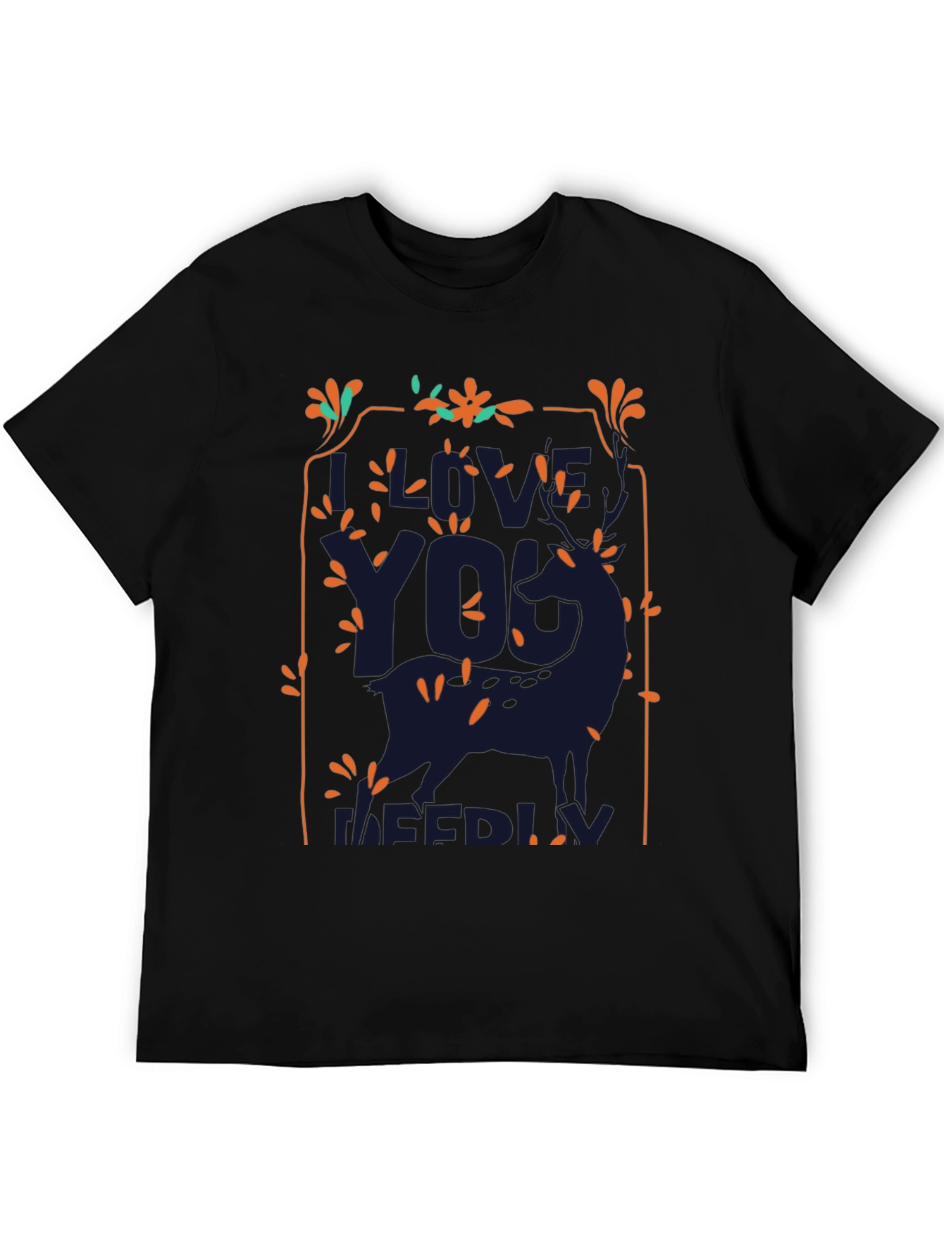 Live Your Melody Black Graphic Tee