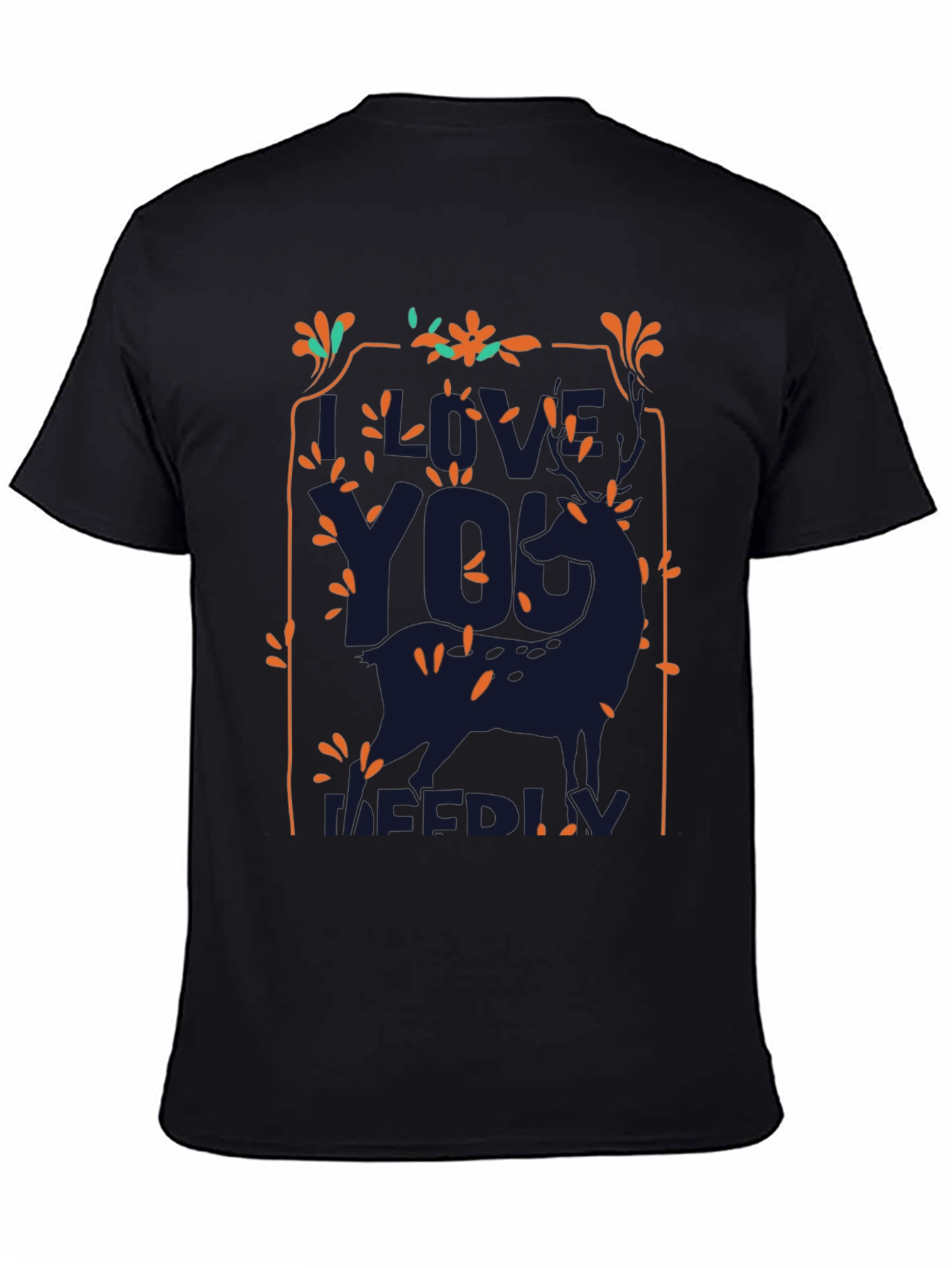 Live Your Melody Black Graphic Tee