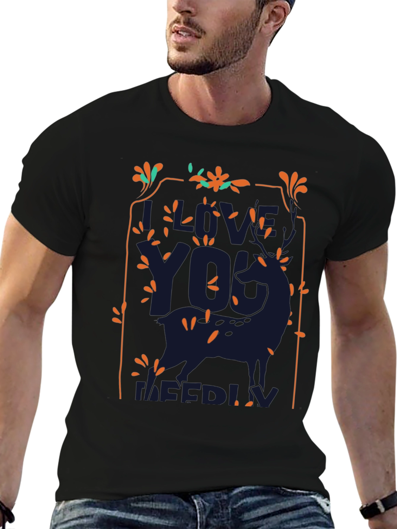 Live Your Melody Black Graphic Tee