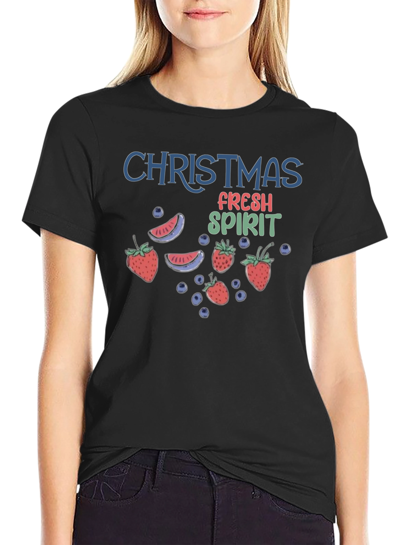 Christmas Fresh Spirit Graphic T-Shirt
