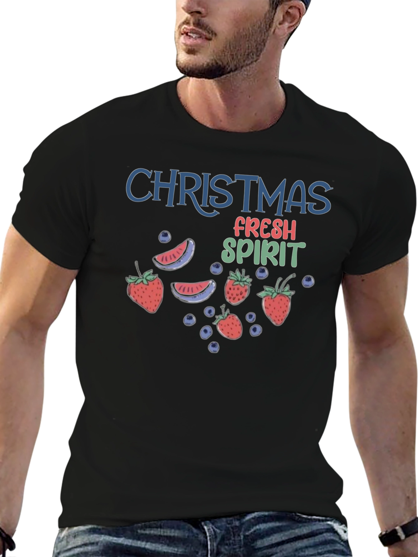 Christmas Fresh Spirit Graphic T-Shirt