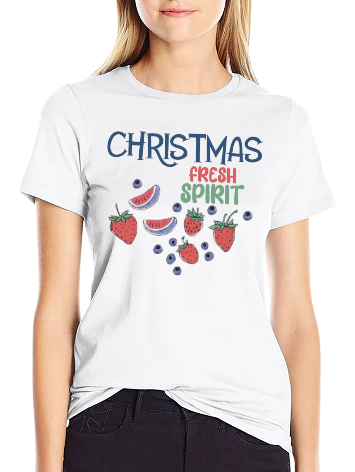 Christmas Fresh Spirit Graphic T-Shirt