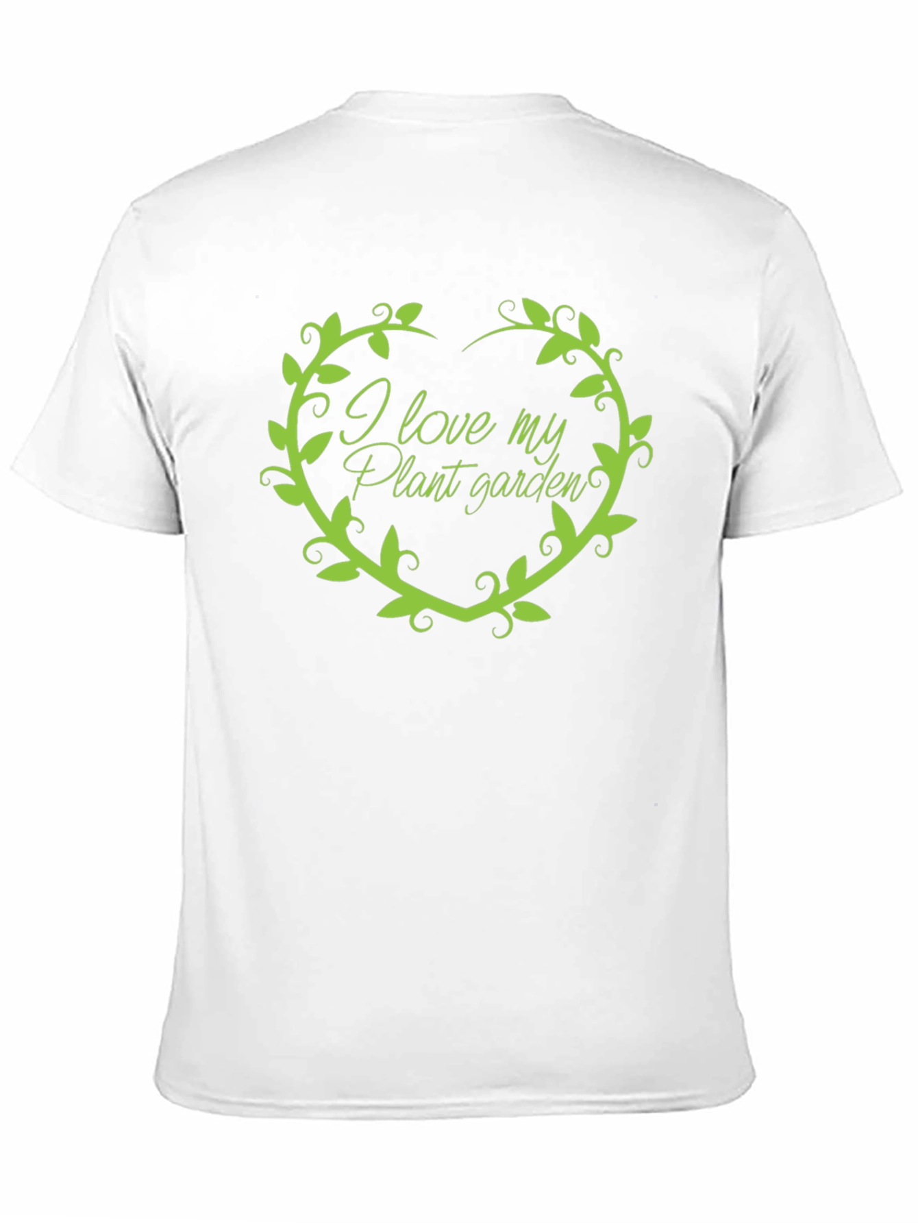 I Love My Plant Garden Black T-Shirt