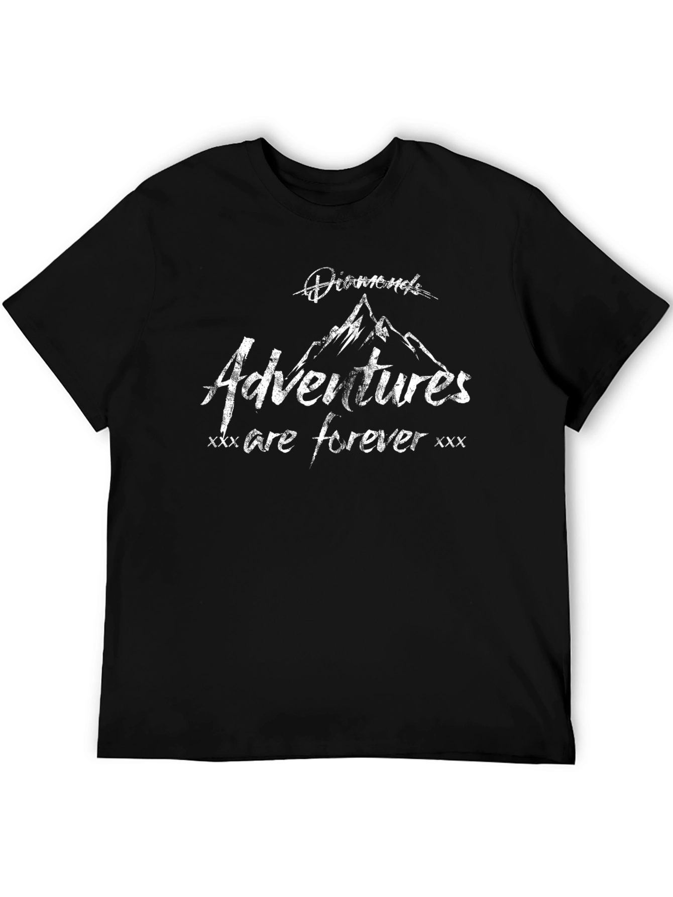Diamonds Adventures Forever Black T-Shirt