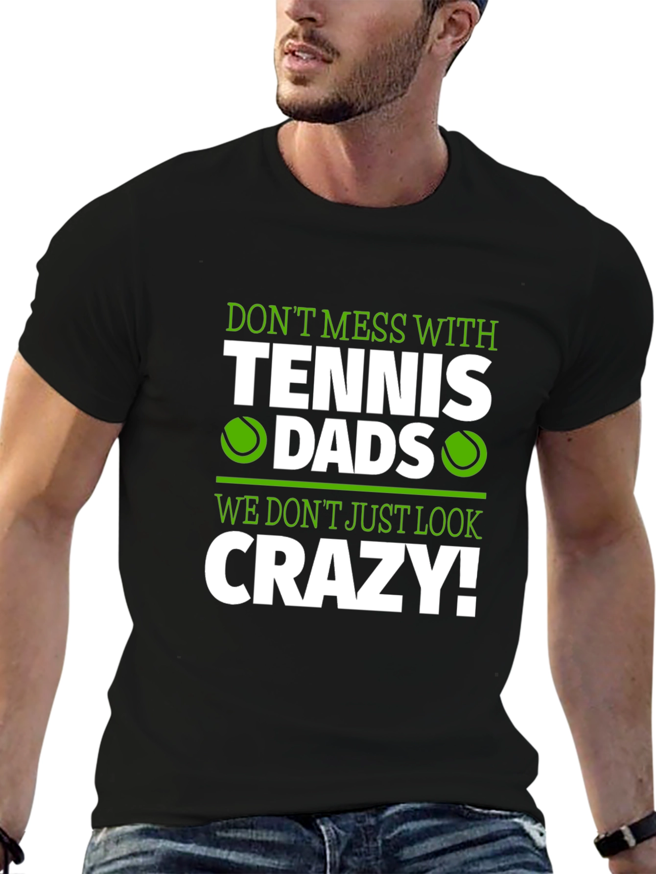 Tennis Dads Crazy Graphic T-Shirt