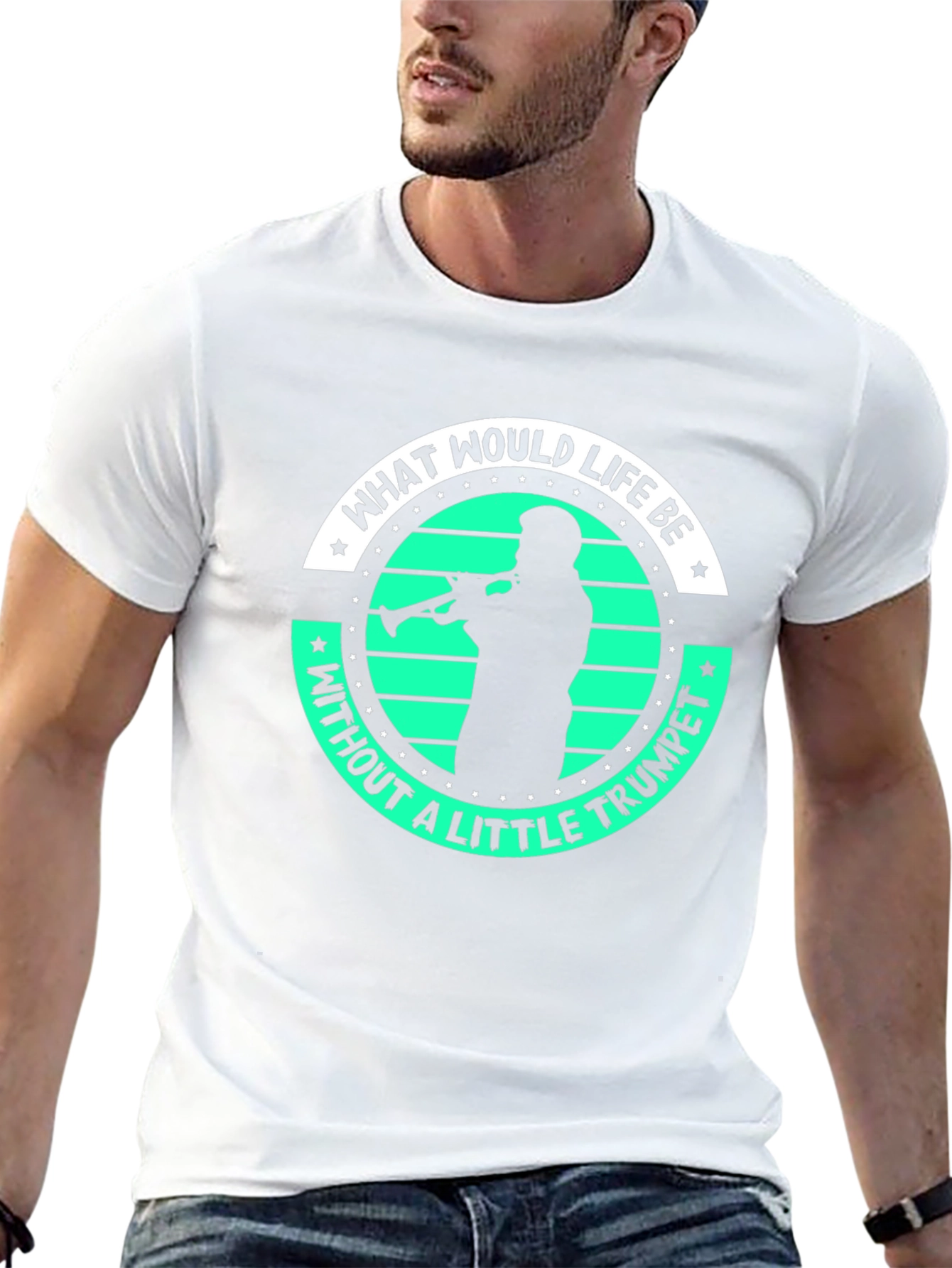 Trumpet Player Graphic T-Shirt