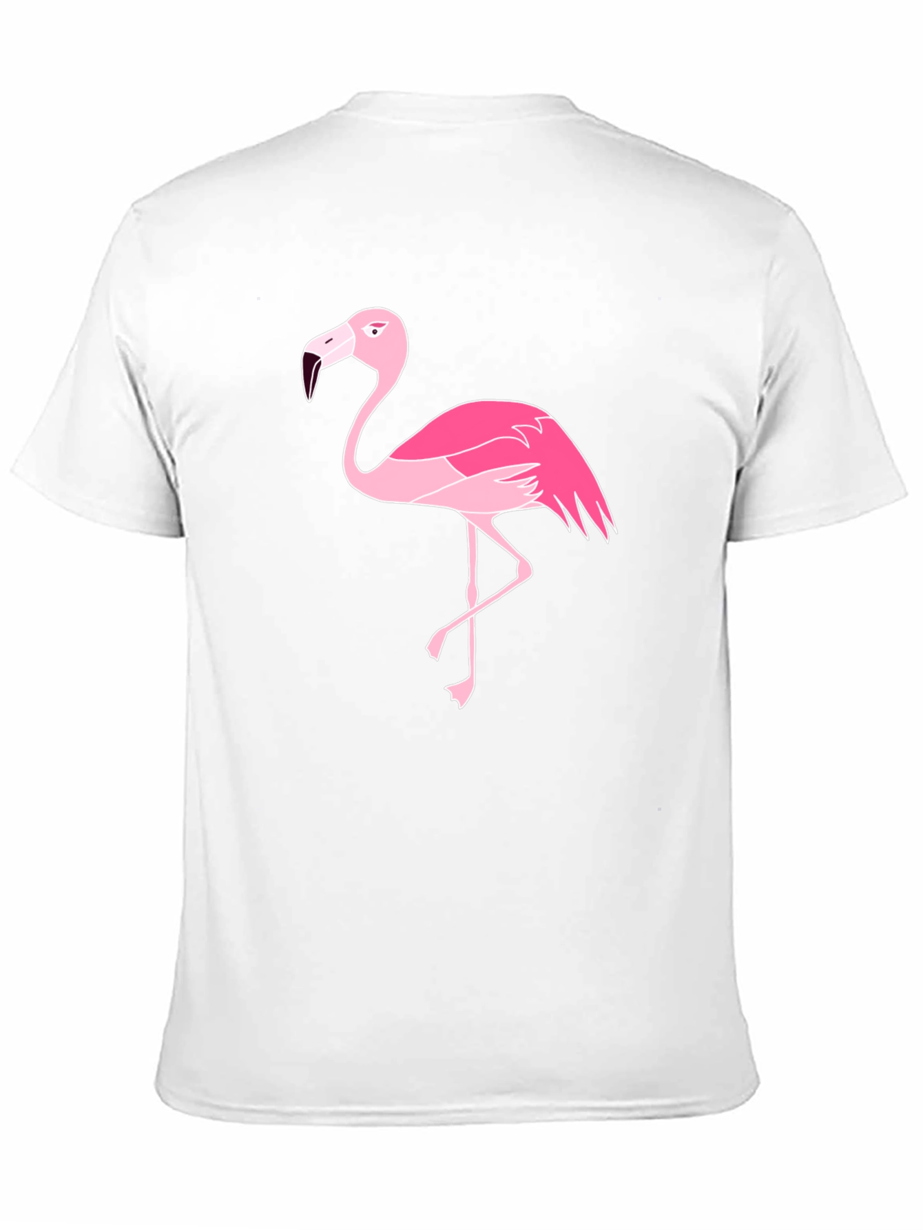 Pink Flamingo Graphic Tee - Classic Black T-Shirt