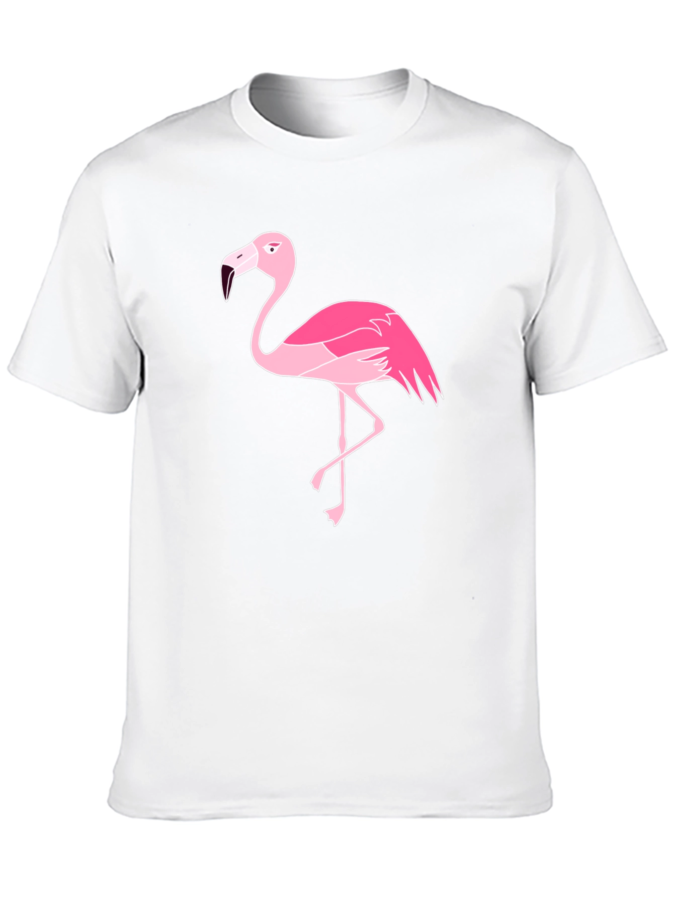 Pink Flamingo Graphic Tee - Classic Black T-Shirt