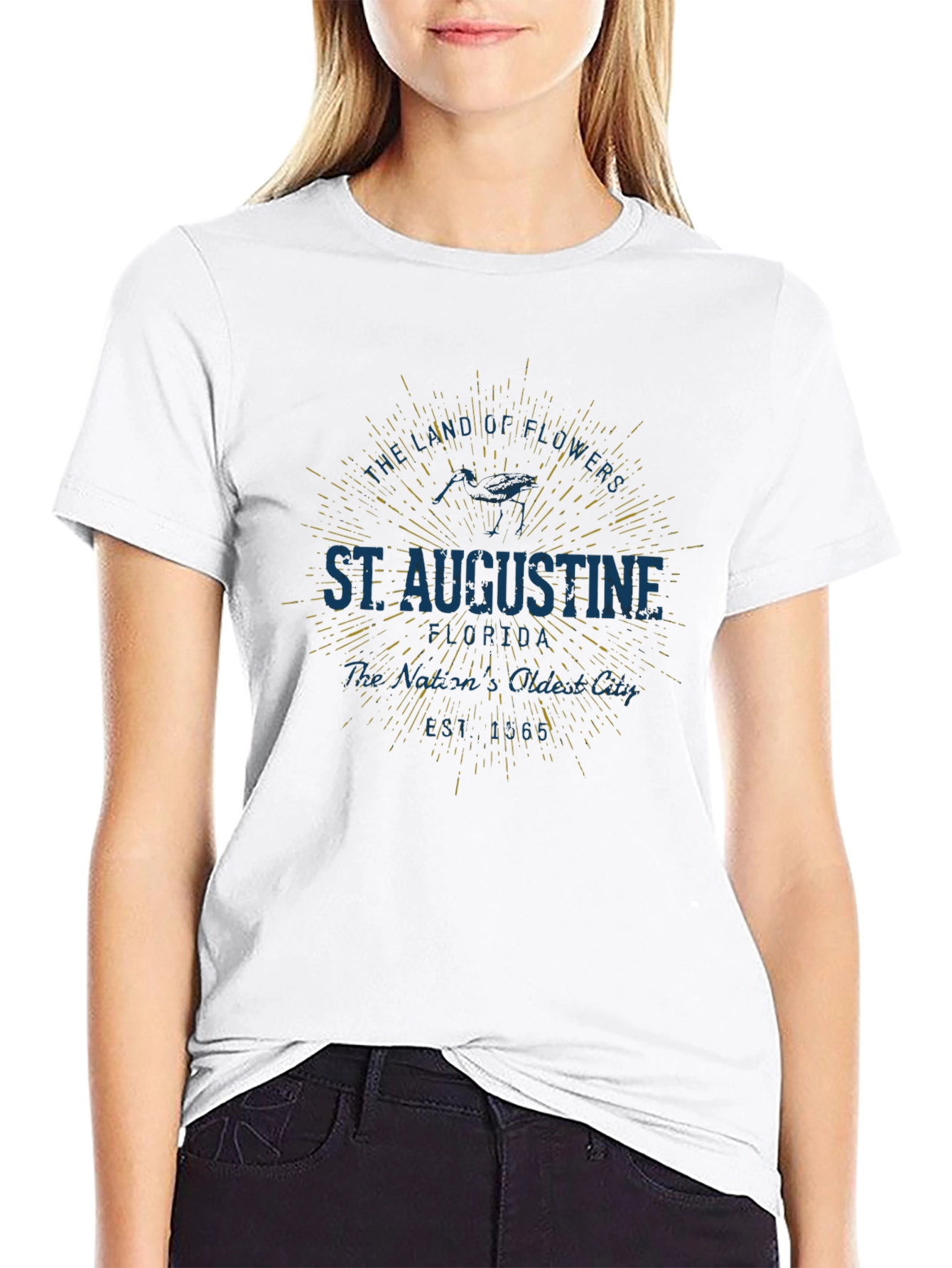 St. Augustine Landmark T-Shirt - Black