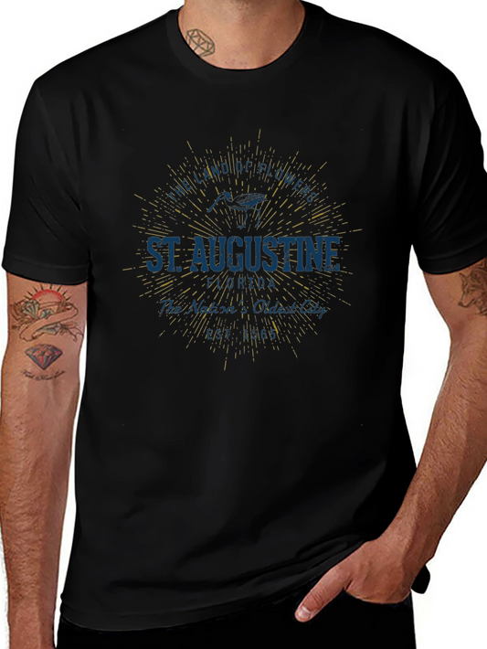 St. Augustine Landmark T-Shirt - Black