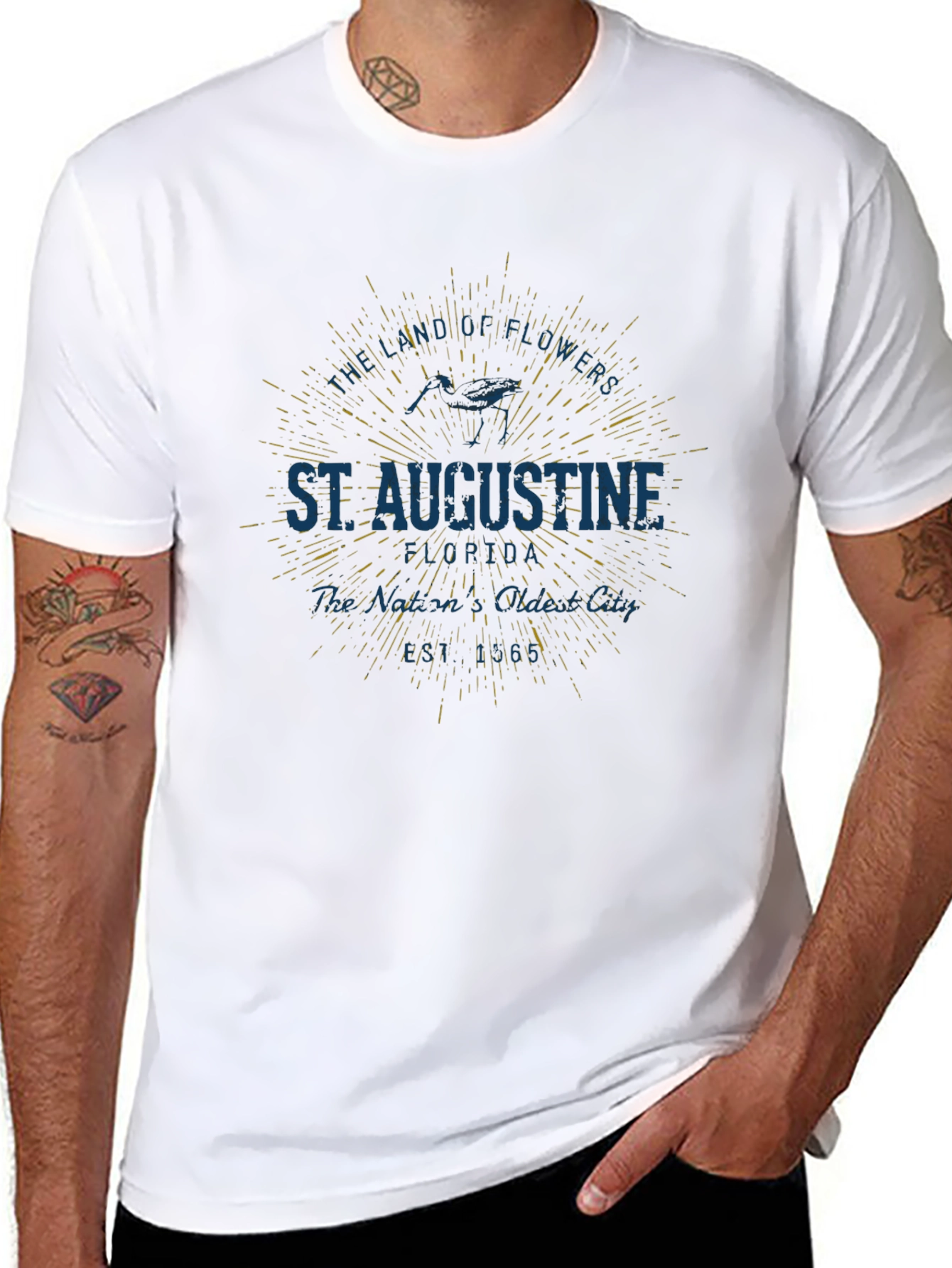 St. Augustine Landmark T-Shirt - Black