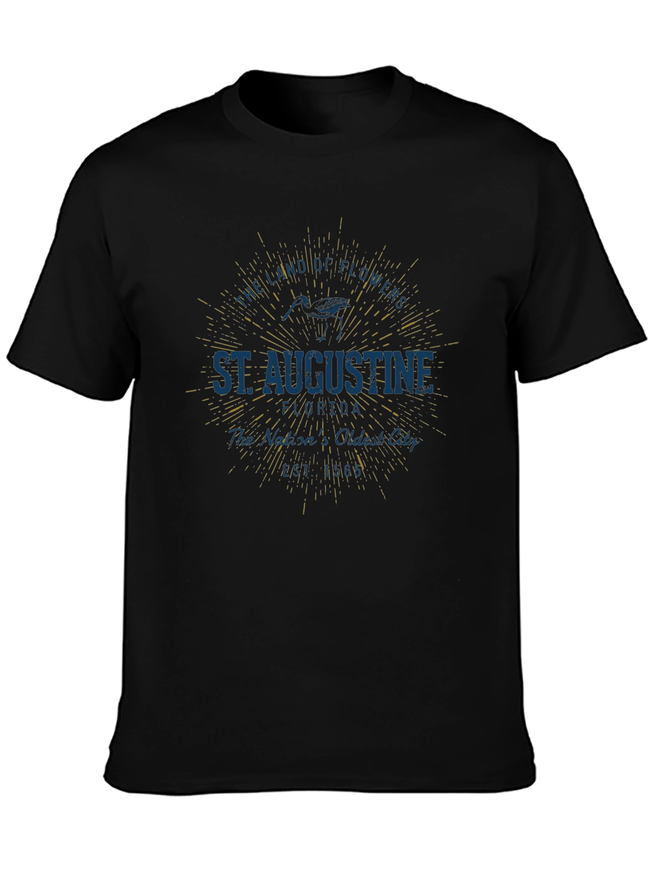 St. Augustine Landmark T-Shirt - Black