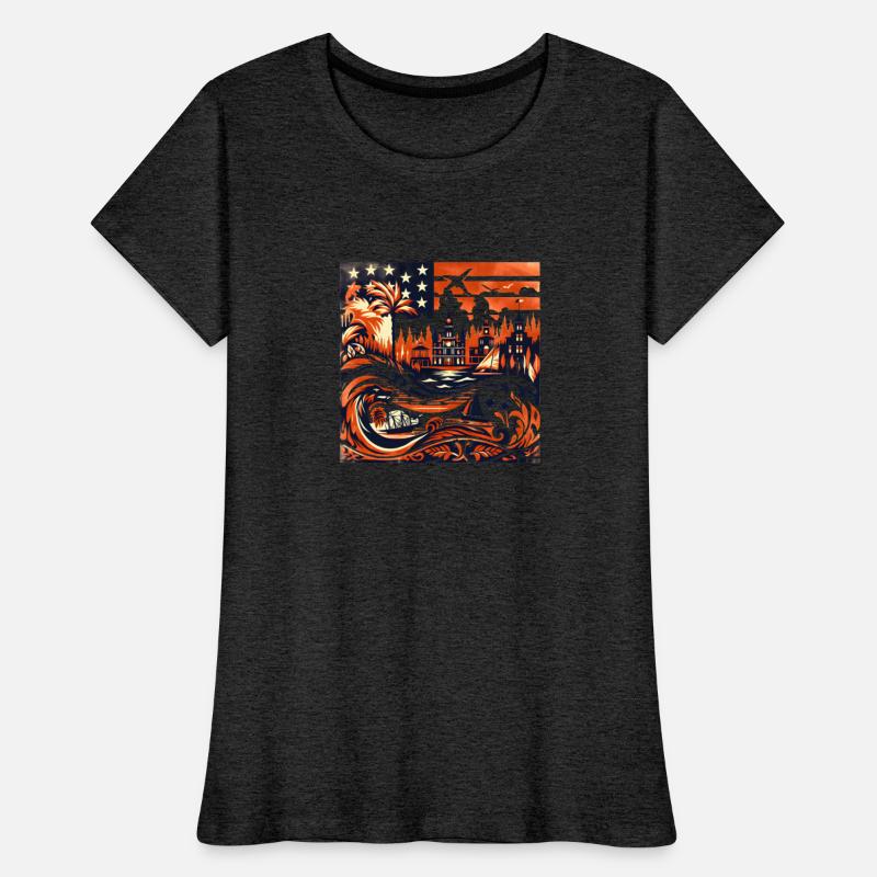 Urban Oasis American Flag Tee