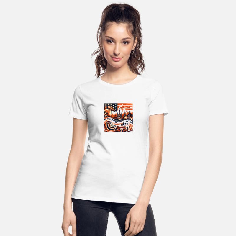 Urban Oasis American Flag Tee