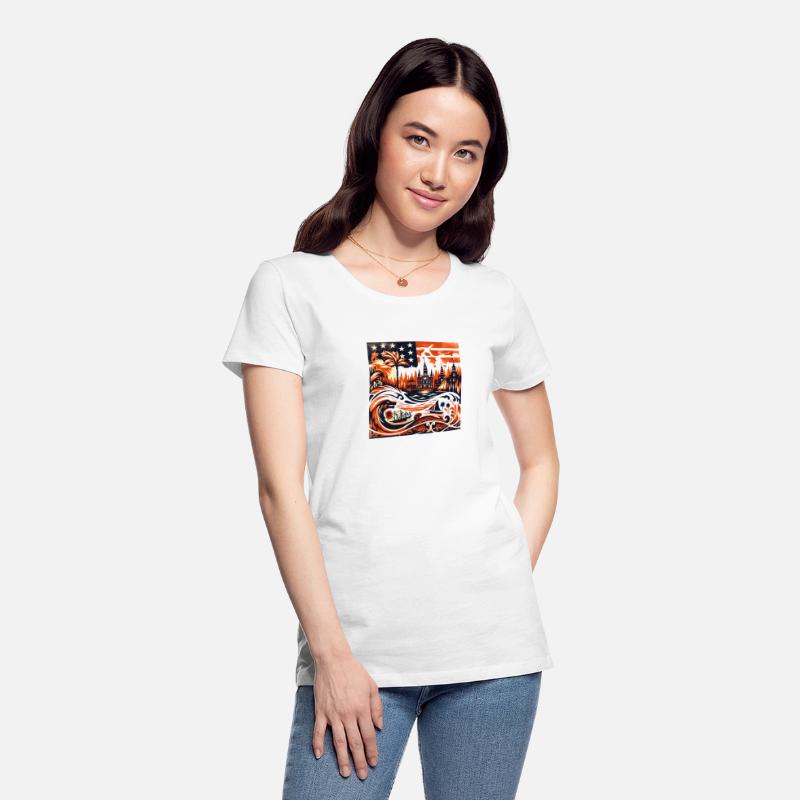Urban Oasis American Flag Tee