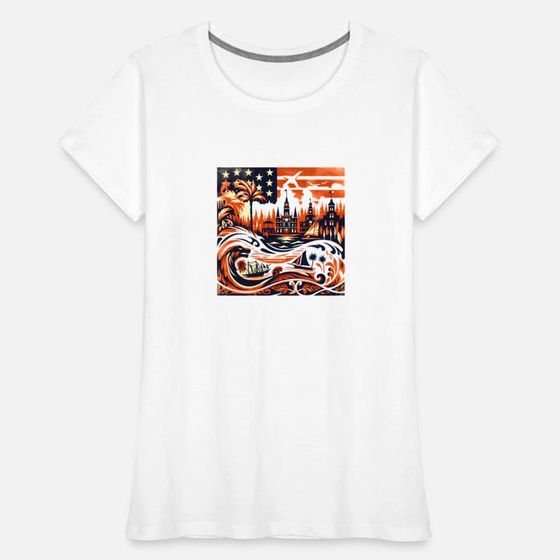 Urban Oasis American Flag Tee