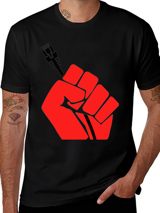 Tech Power Fist Graphic T-Shirt