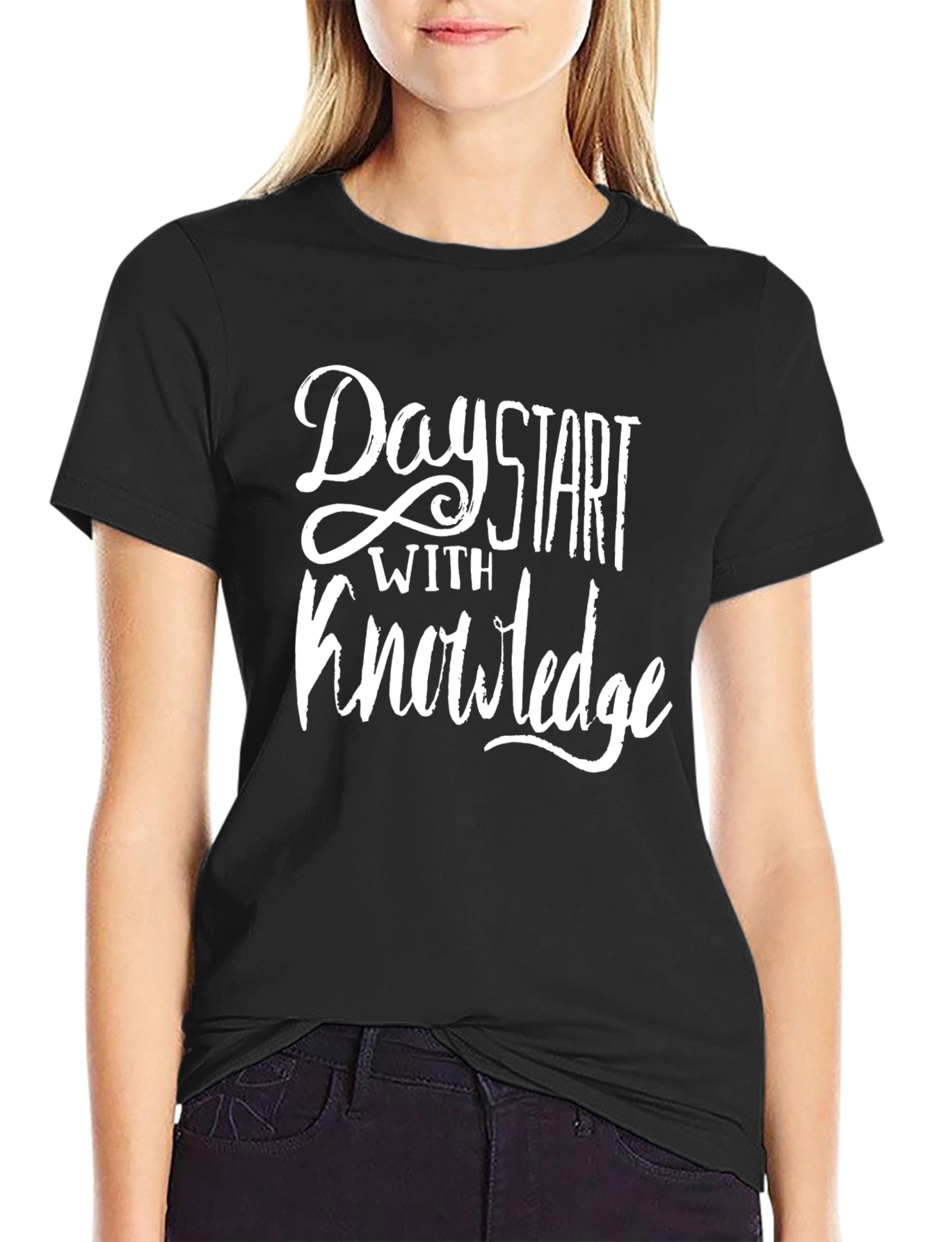 Day Start with Knowledge Graphic Tee