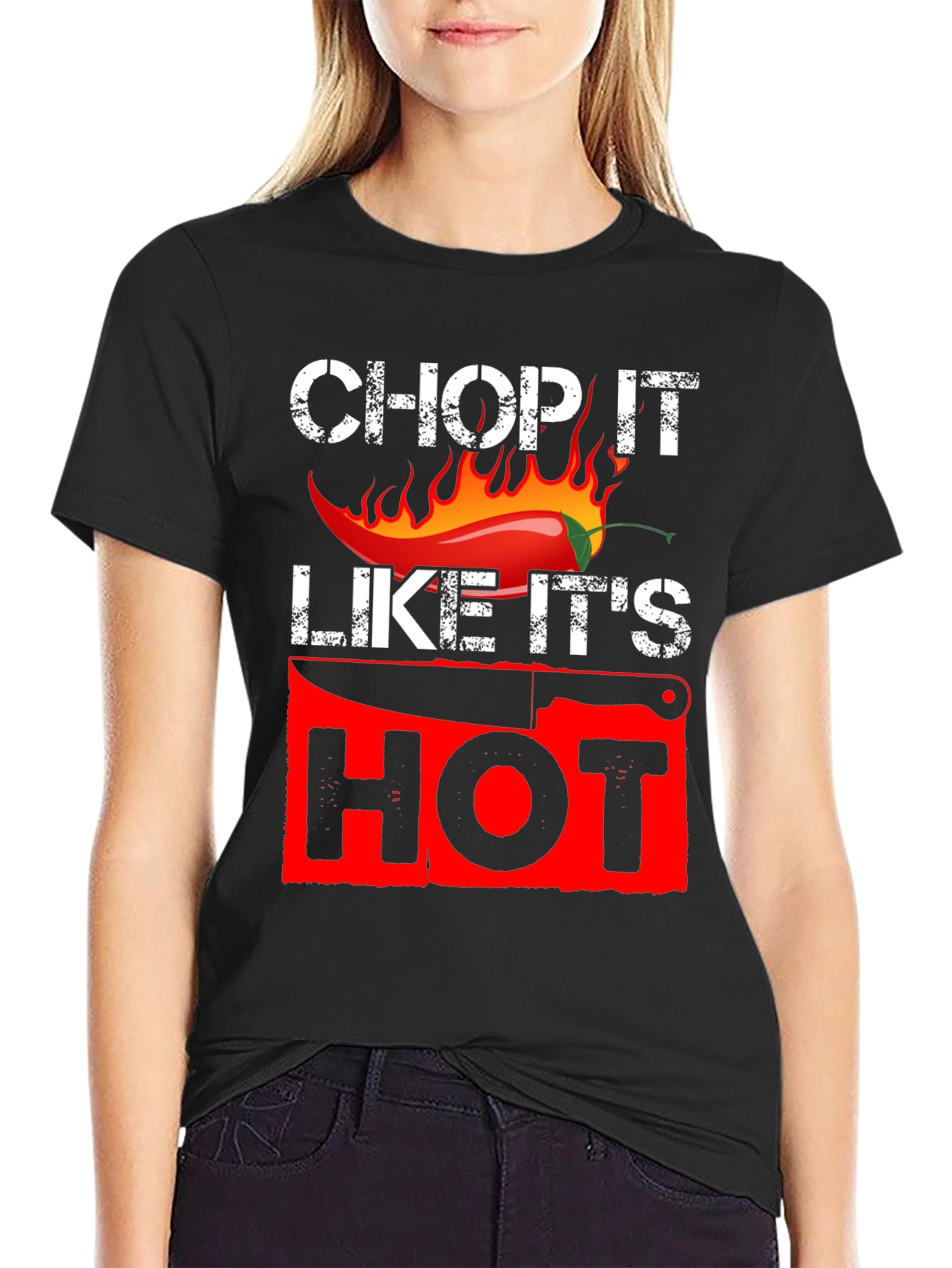 Chop It Like Its Hot Graphic T-Shirt